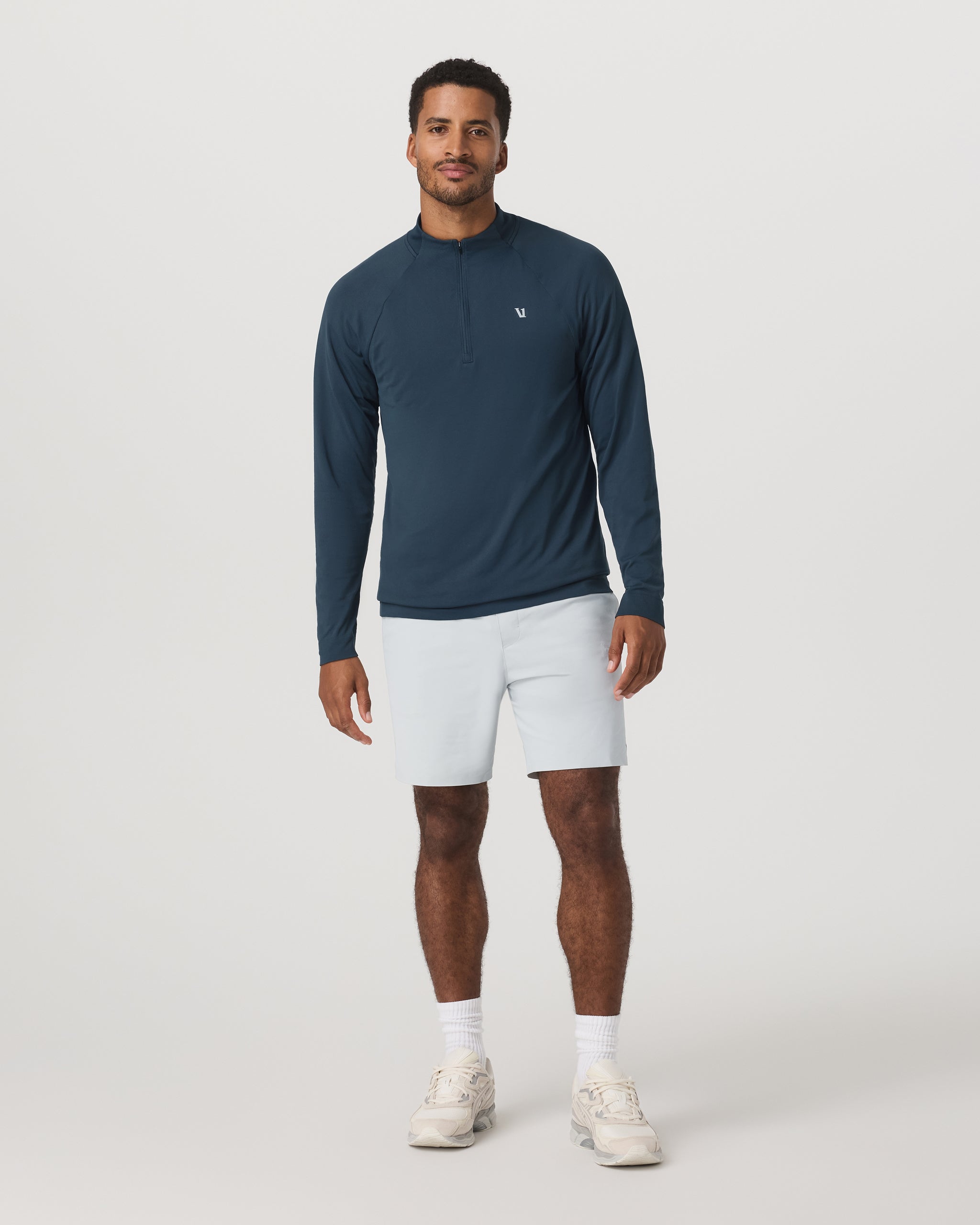 Clearview Seamless Quarter Zip | Ocean Blue - Image 5
