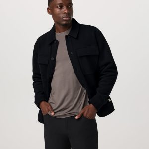 Seaside Shirt Jacket | Black