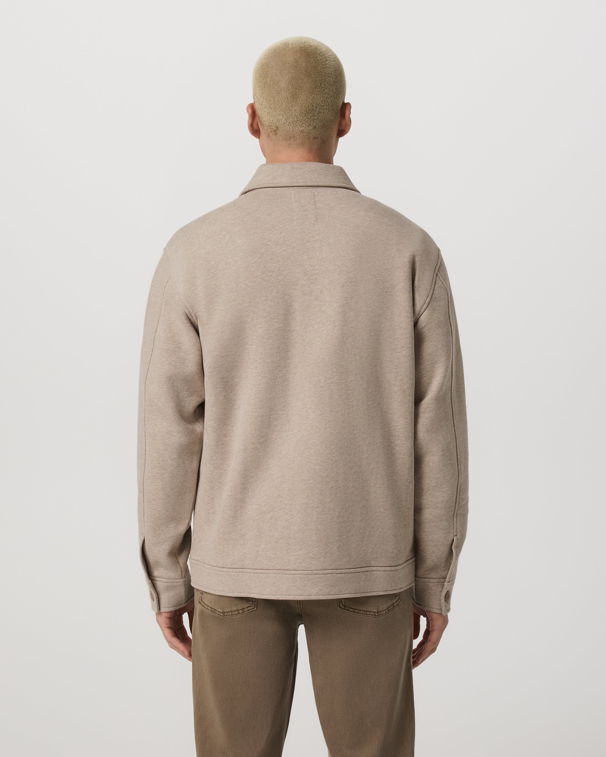 Seaside Shirt Jacket | Acorn Heather - Image 4