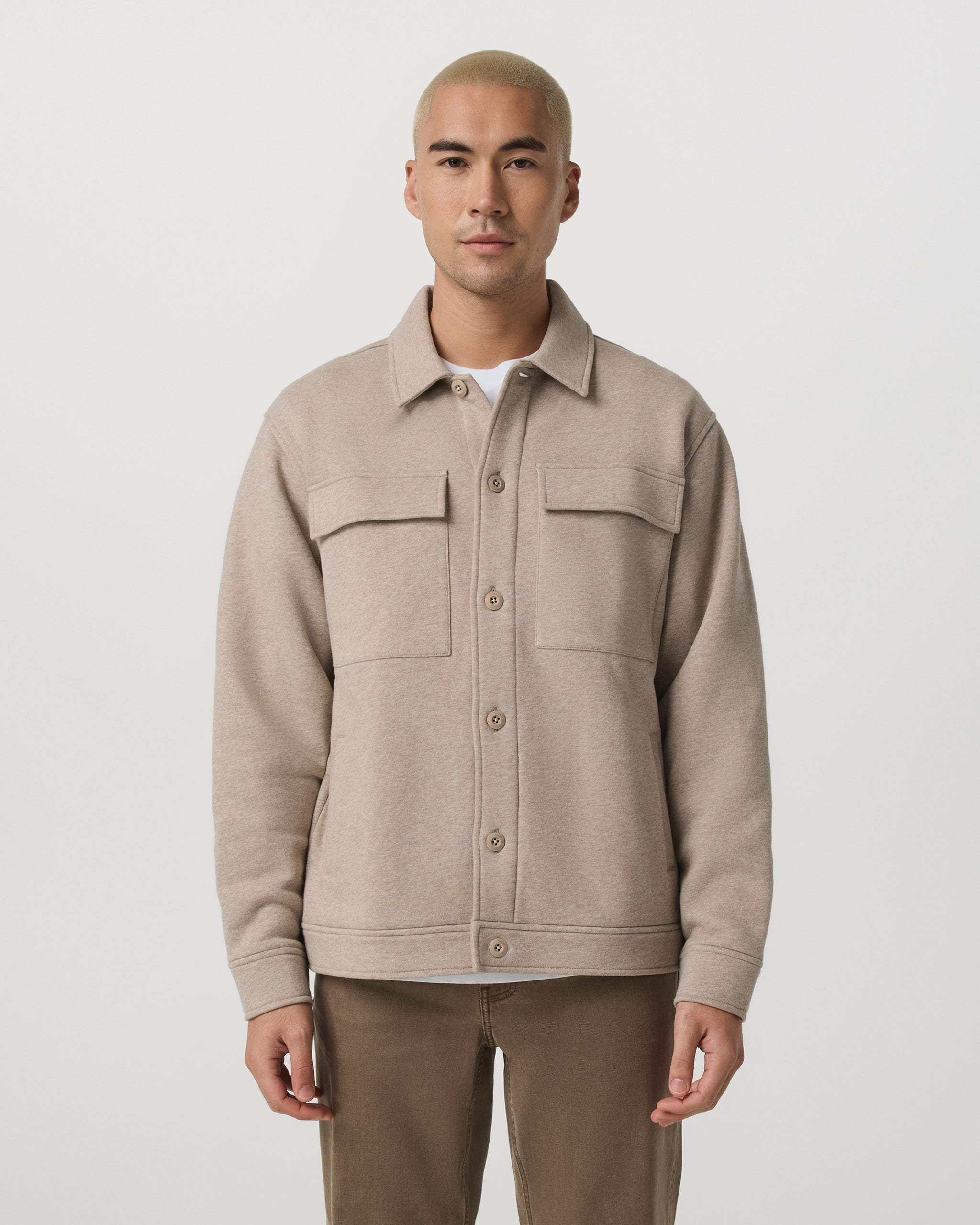 Seaside Shirt Jacket | Acorn Heather