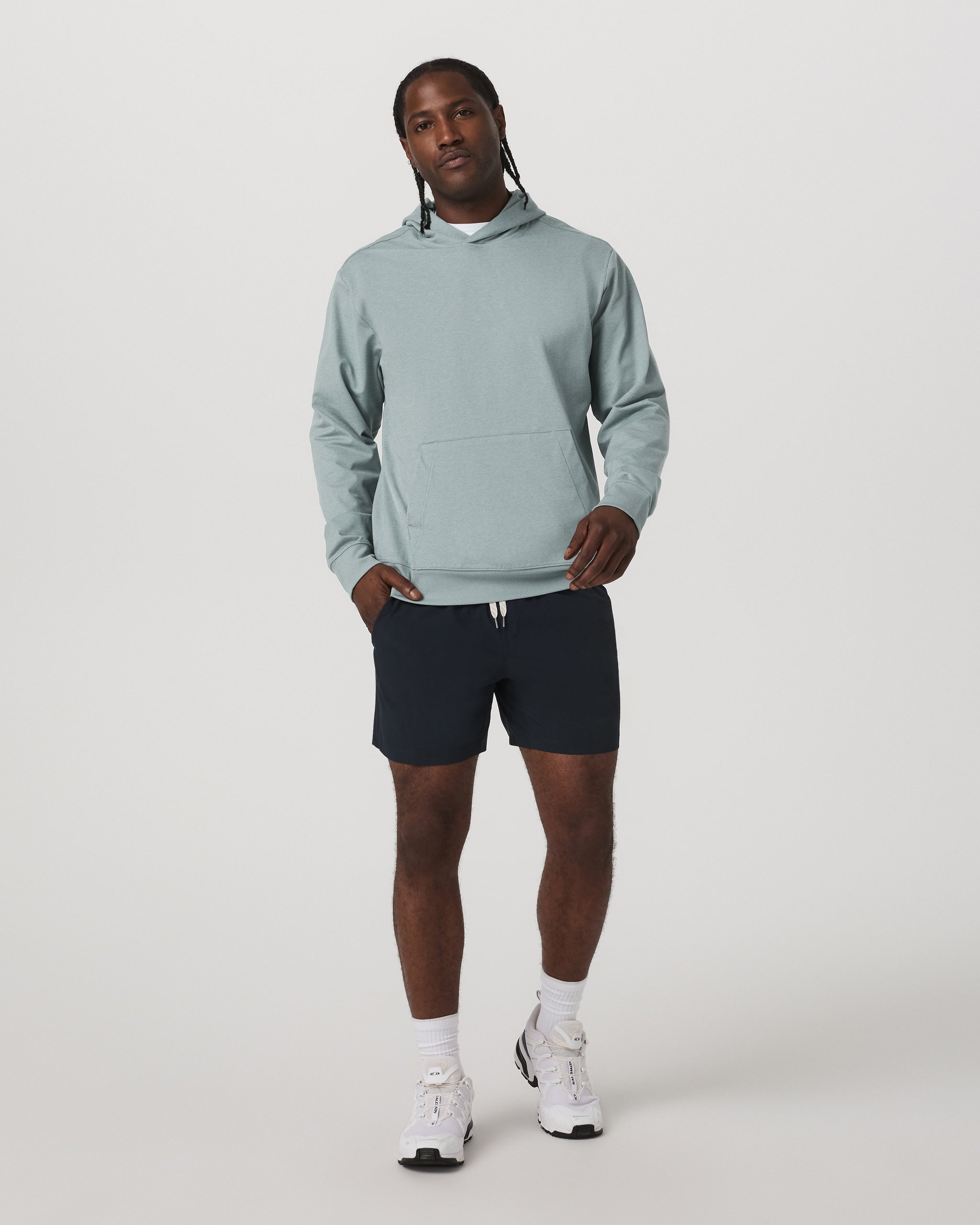 Coronado Pullover Hoodie 2.0 | Misty Blue Heather - Image 3