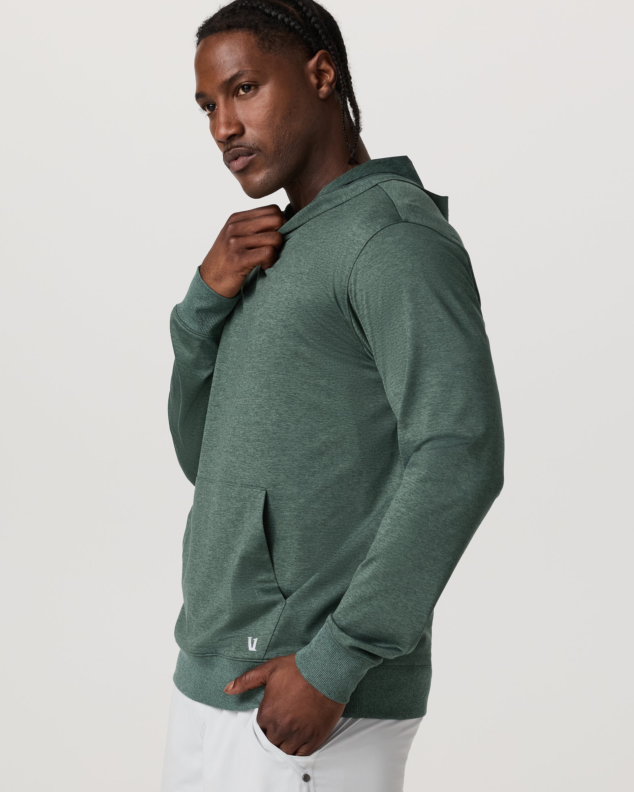 Sunday Hoodie 2.0 | Agate Green Heather - Image 5