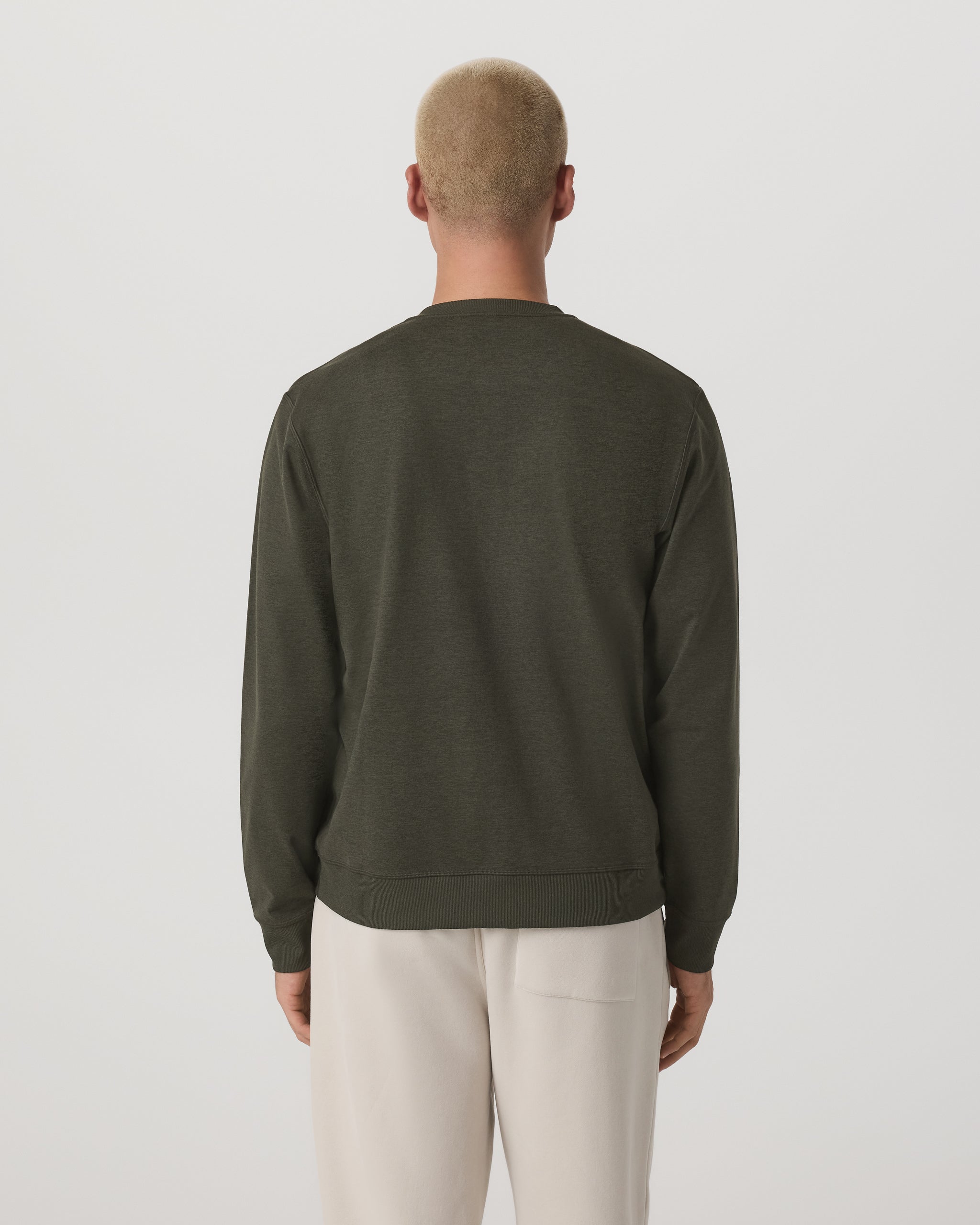 Long Sleeve Coronado Henley - Relaxed Fit | Oregano Heather - Image 3