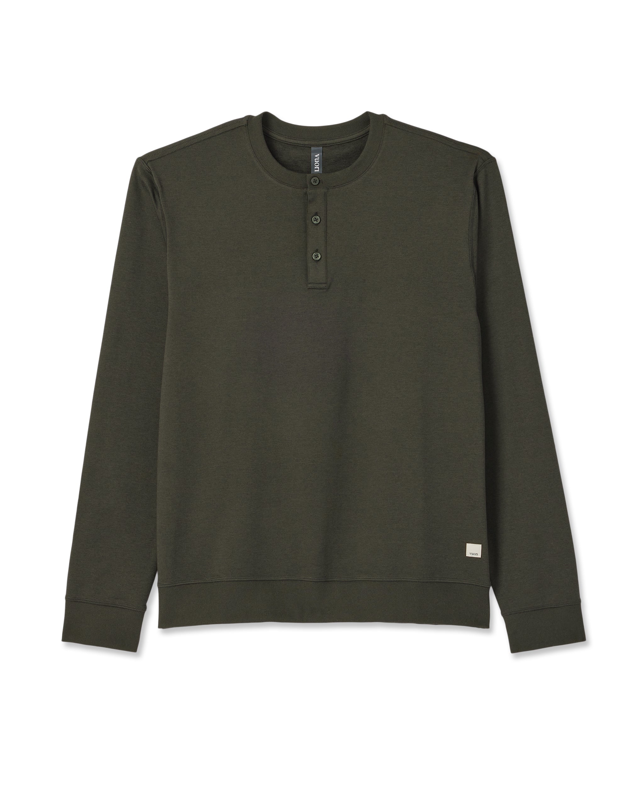 Long Sleeve Coronado Henley - Relaxed Fit | Oregano Heather - Image 6
