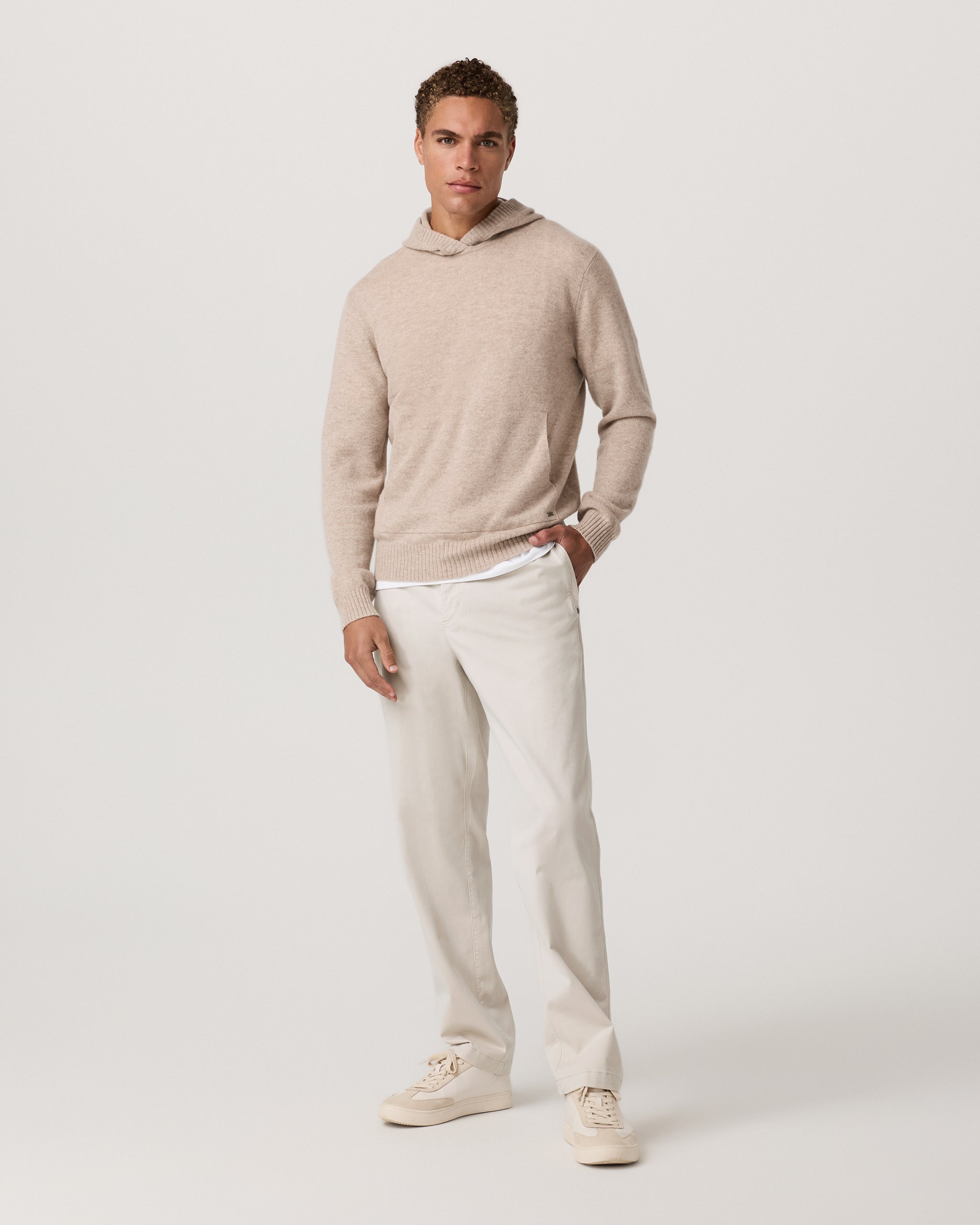 Berik Cashmere Hoodie | Oatmeal Heather - Image 4