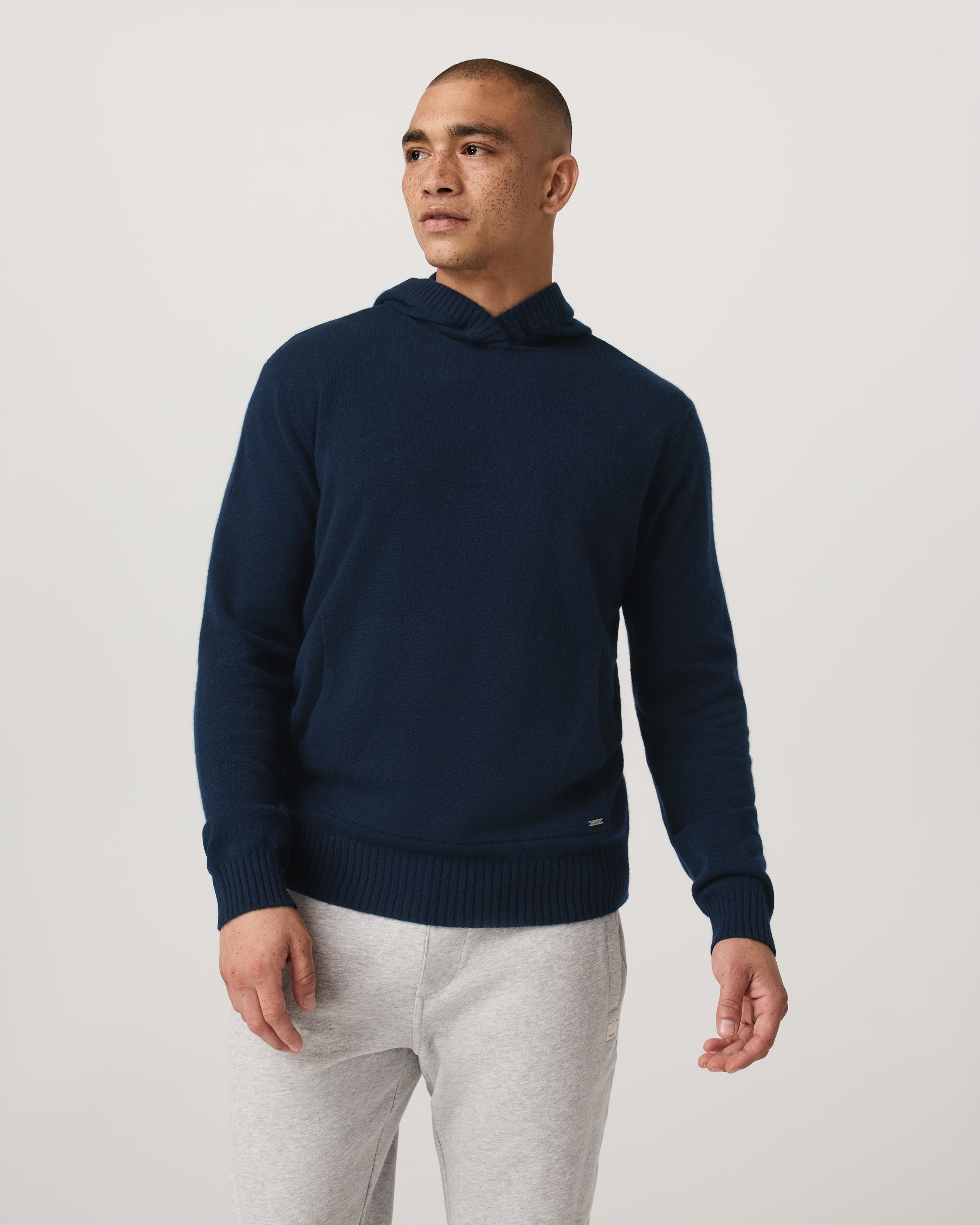 Berik Cashmere Hoodie | Ink