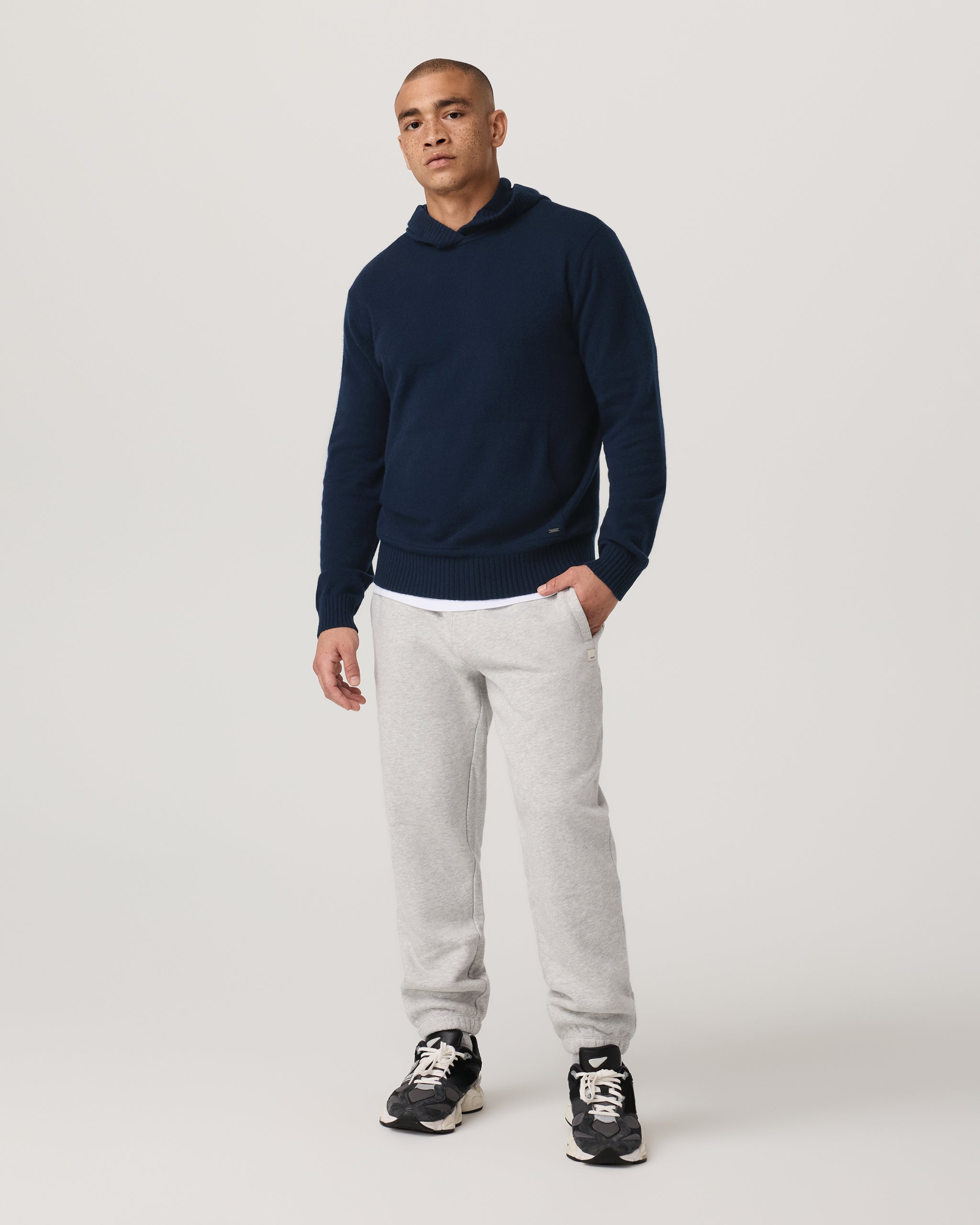 Berik Cashmere Hoodie | Ink - Image 4