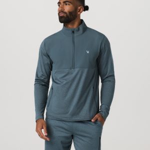 Sunday Element Half Zip | Blue Sea Heather