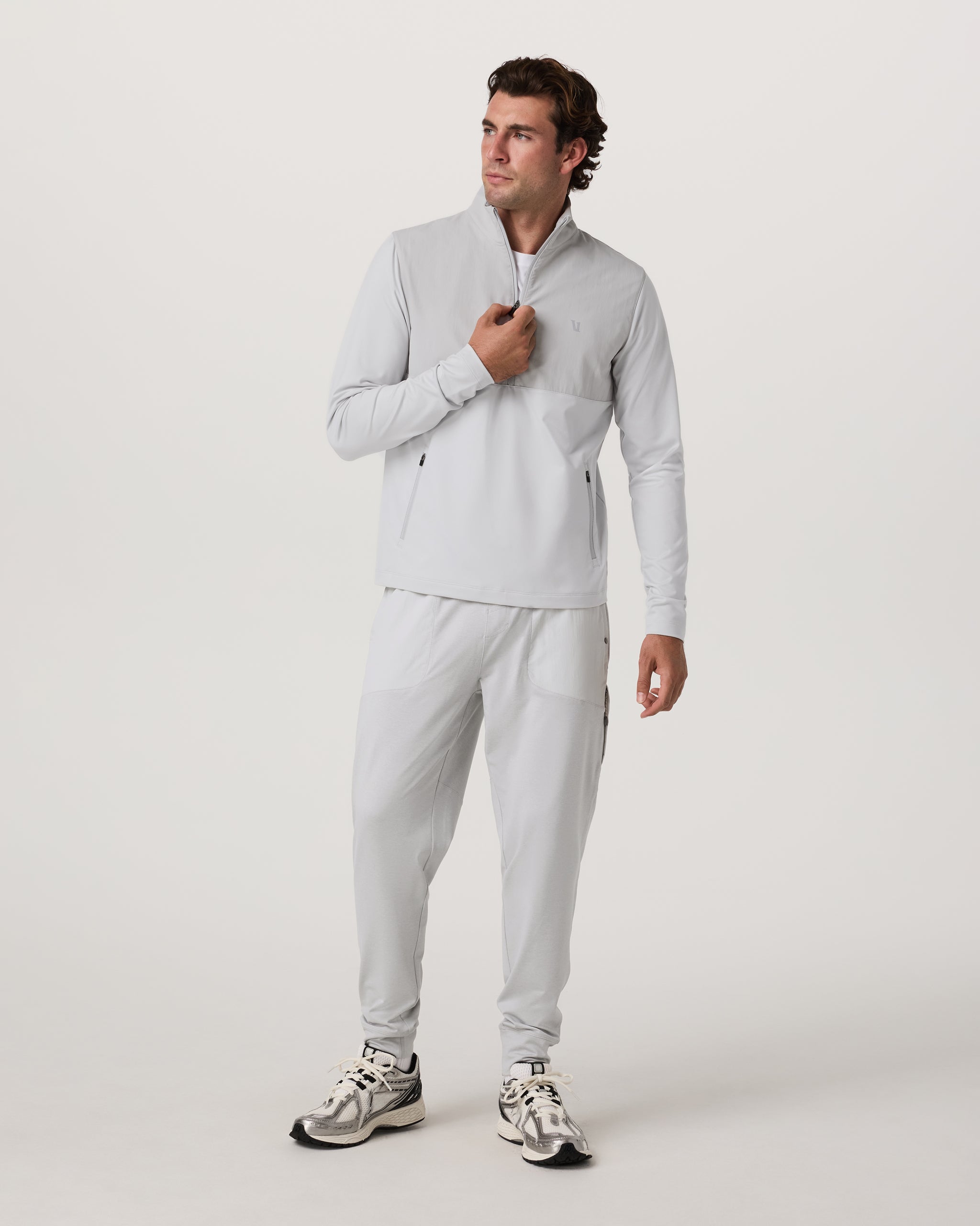 Sunday Element Half Zip | Frost Grey - Image 4