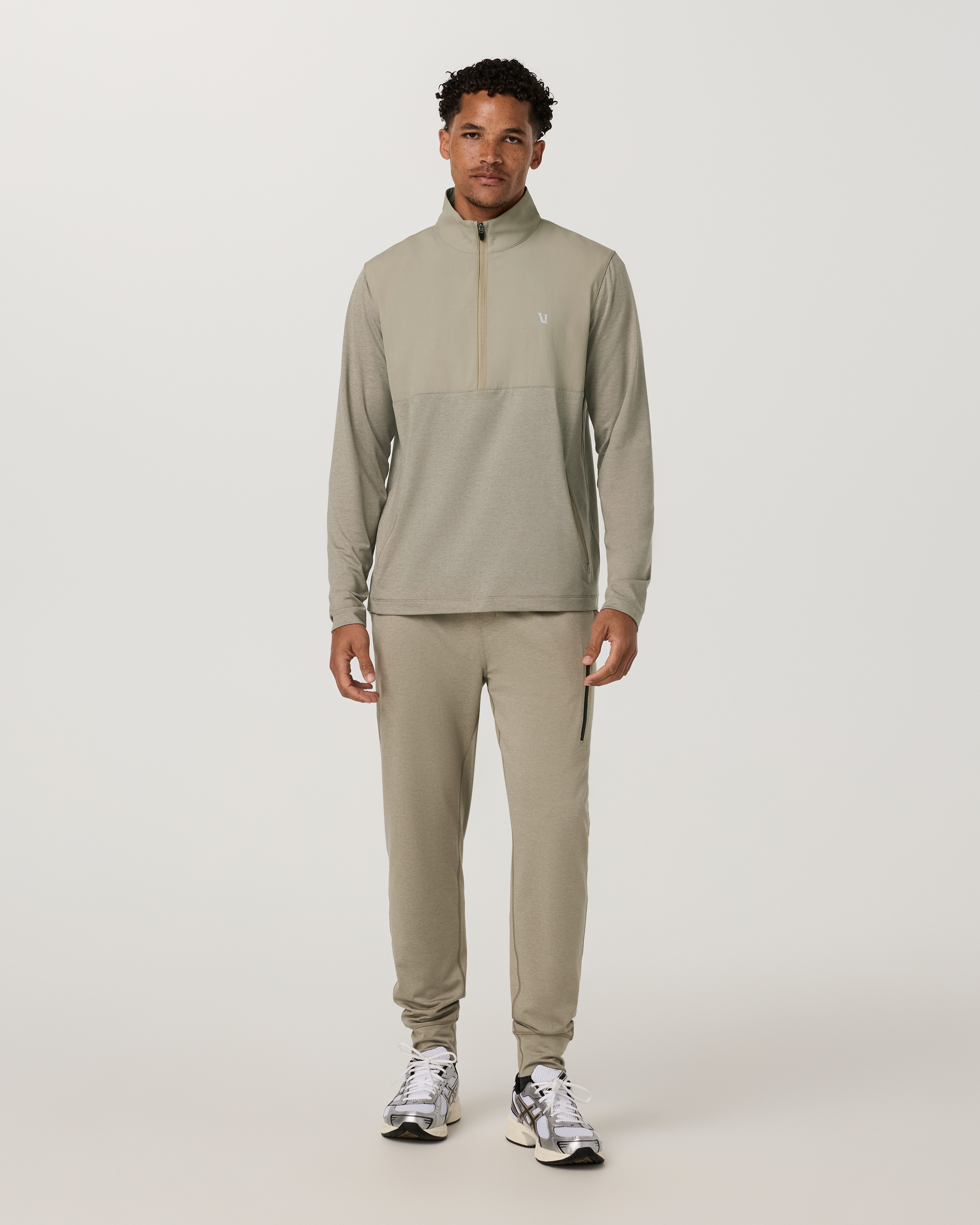 Sunday Element Half Zip | Biscotti Heather - Image 4