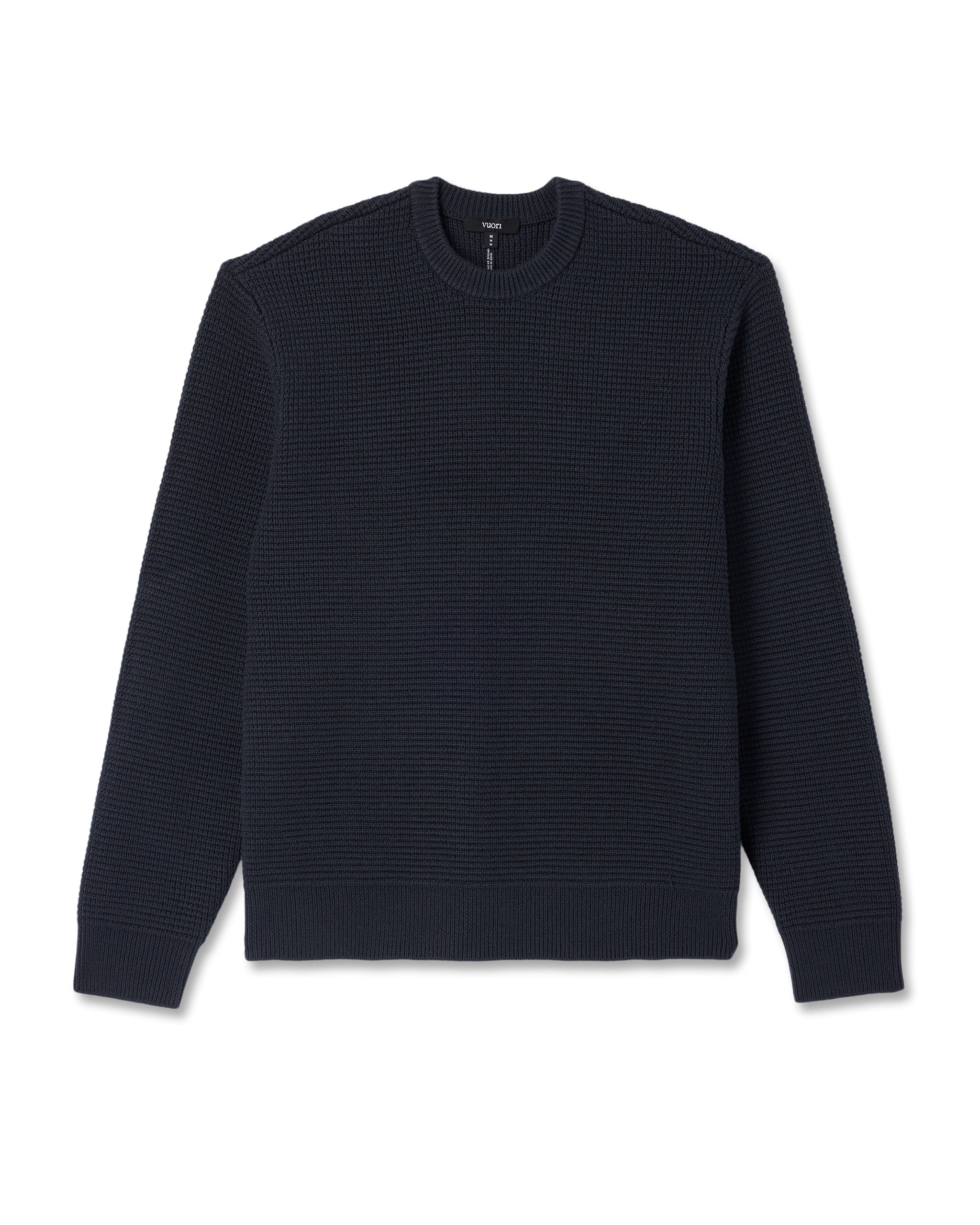 Denver Waffle Crew Sweater | Navy - Image 6