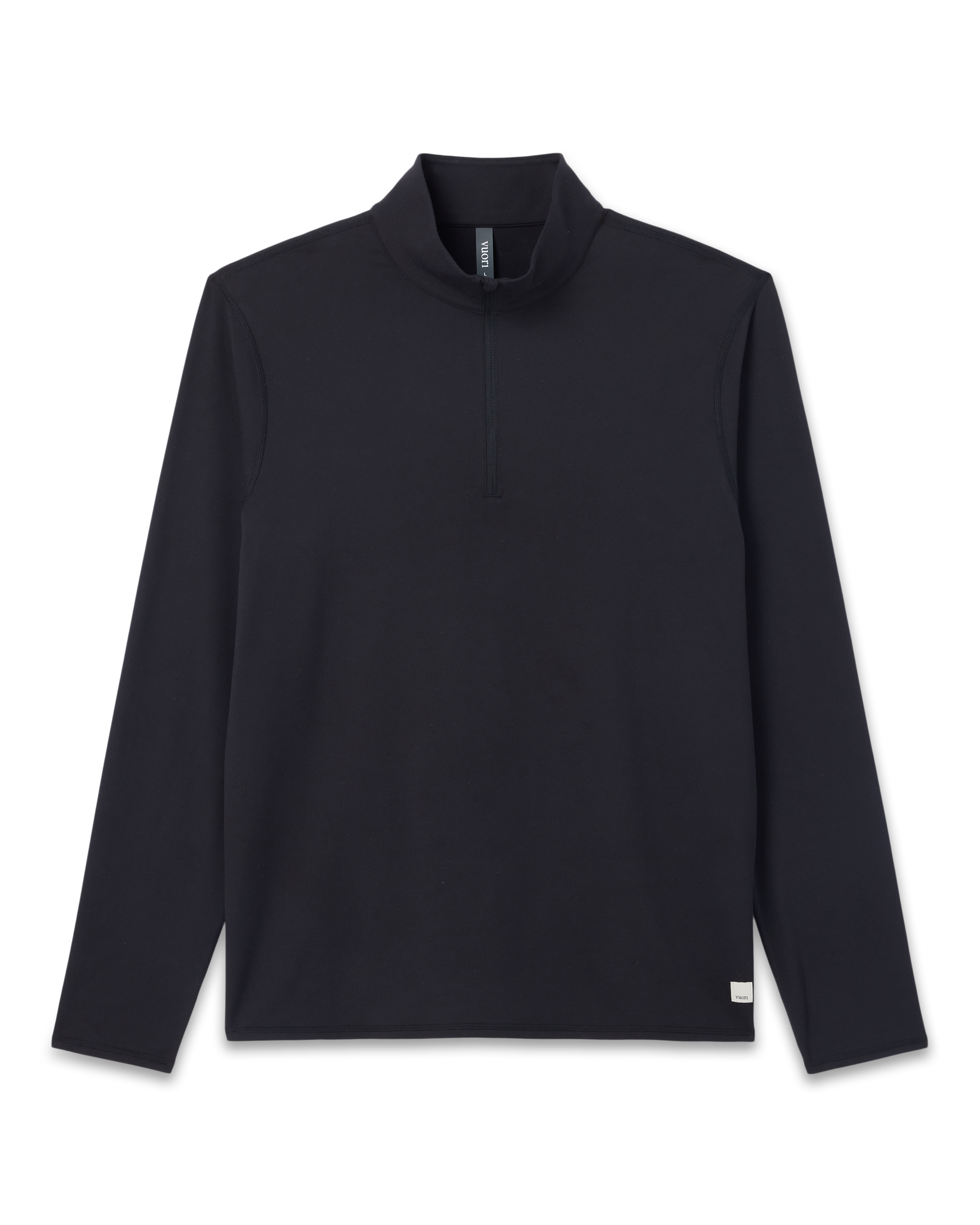 Ponto Half Zip Mock Neck | Black - Image 6