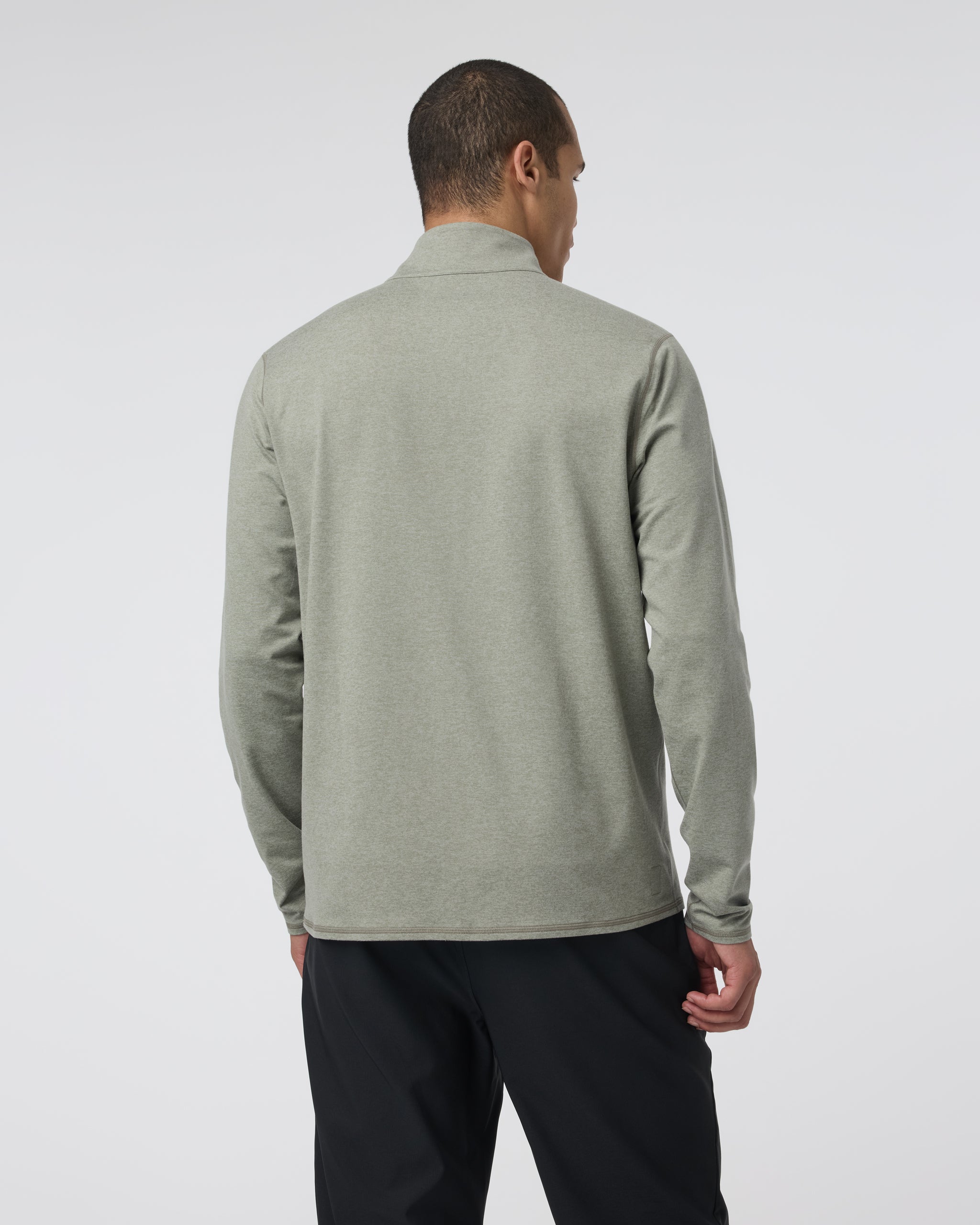 Ponto Half Zip Mock Neck | Laurel Heather - Image 2