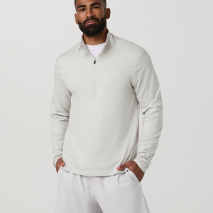 Ponto Half Zip Mock Neck | Salt Heather