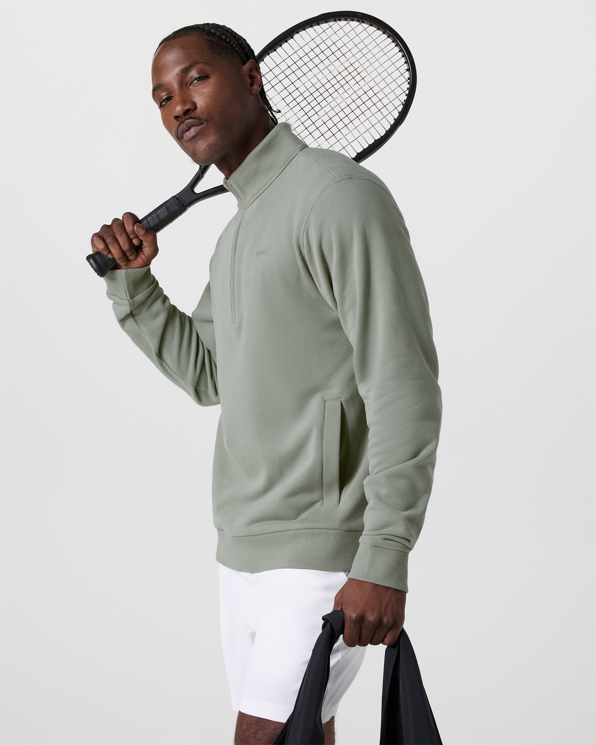 Cypress Quarter Zip 2.0 | Agave Green