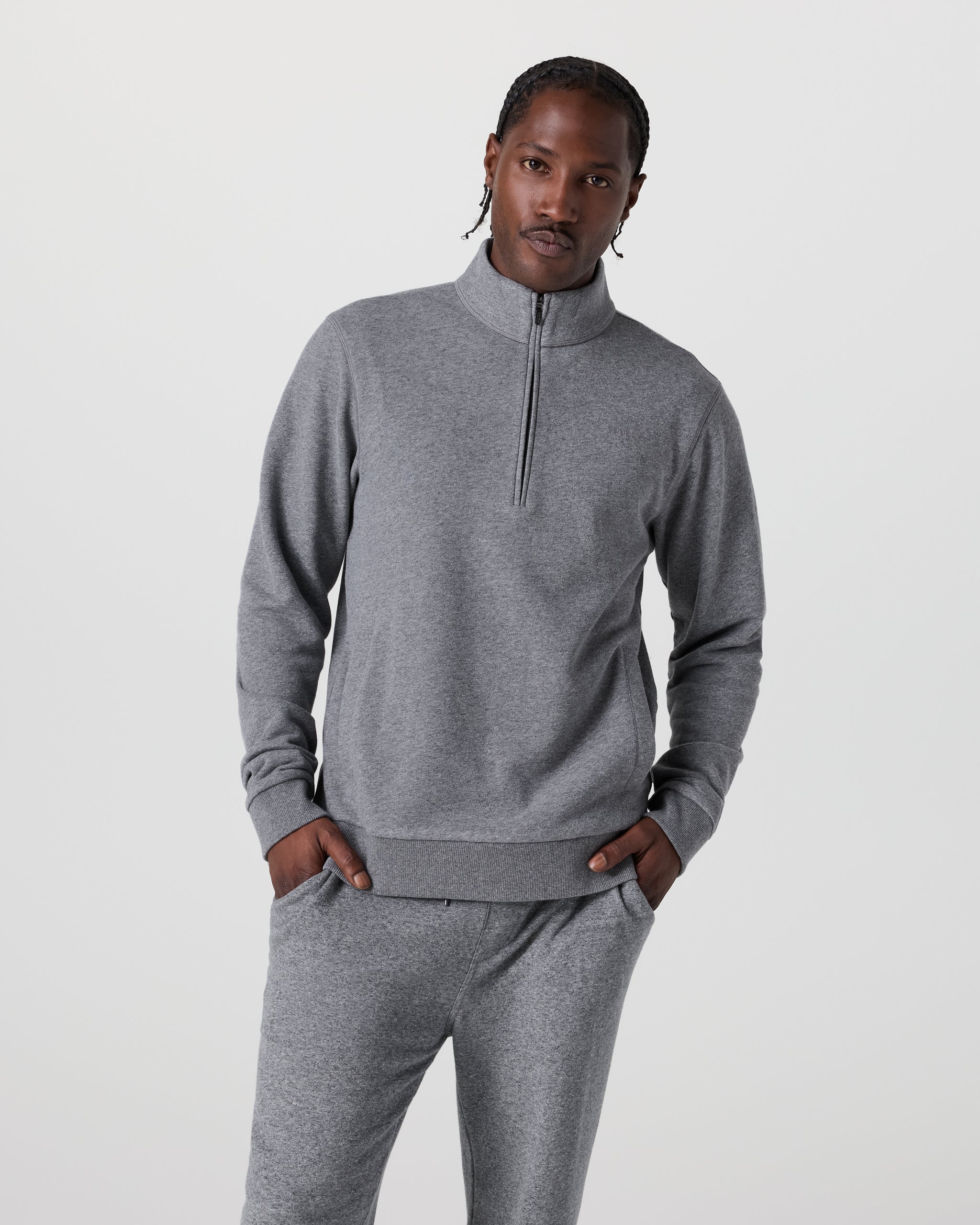 Cypress Quarter Zip 2.0 | Heather Grey