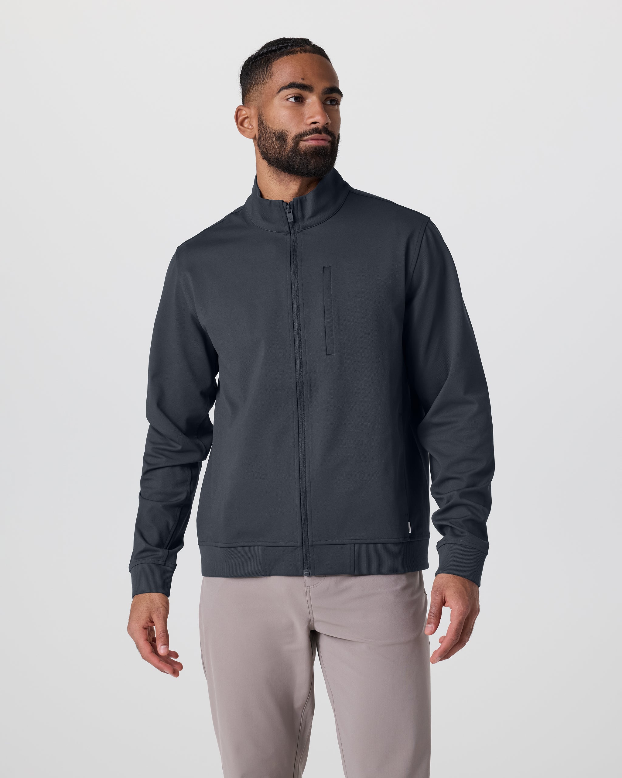 Vuori Meta™ Twill Full Zip | Navy