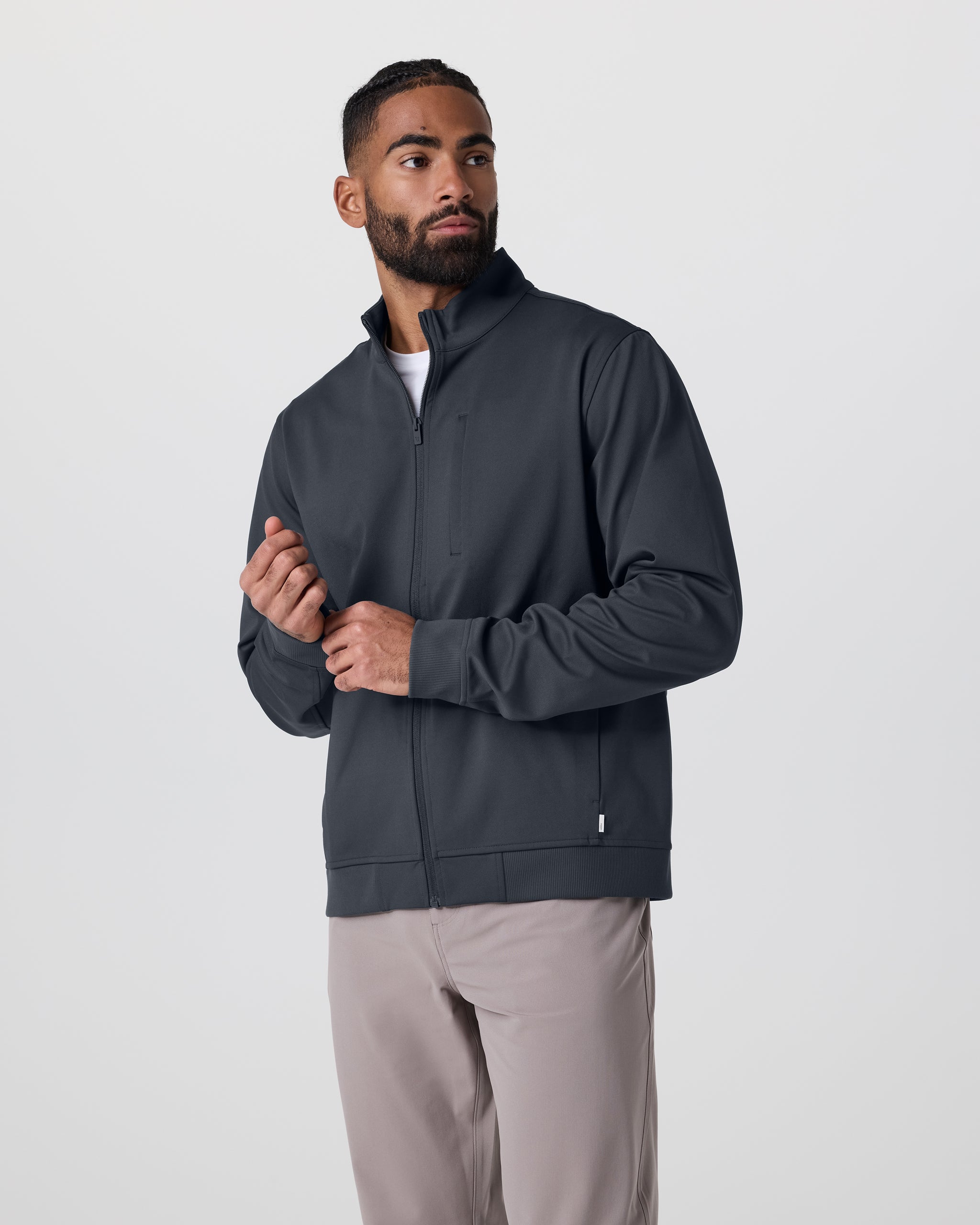 Vuori Meta™ Twill Full Zip | Navy - Image 4