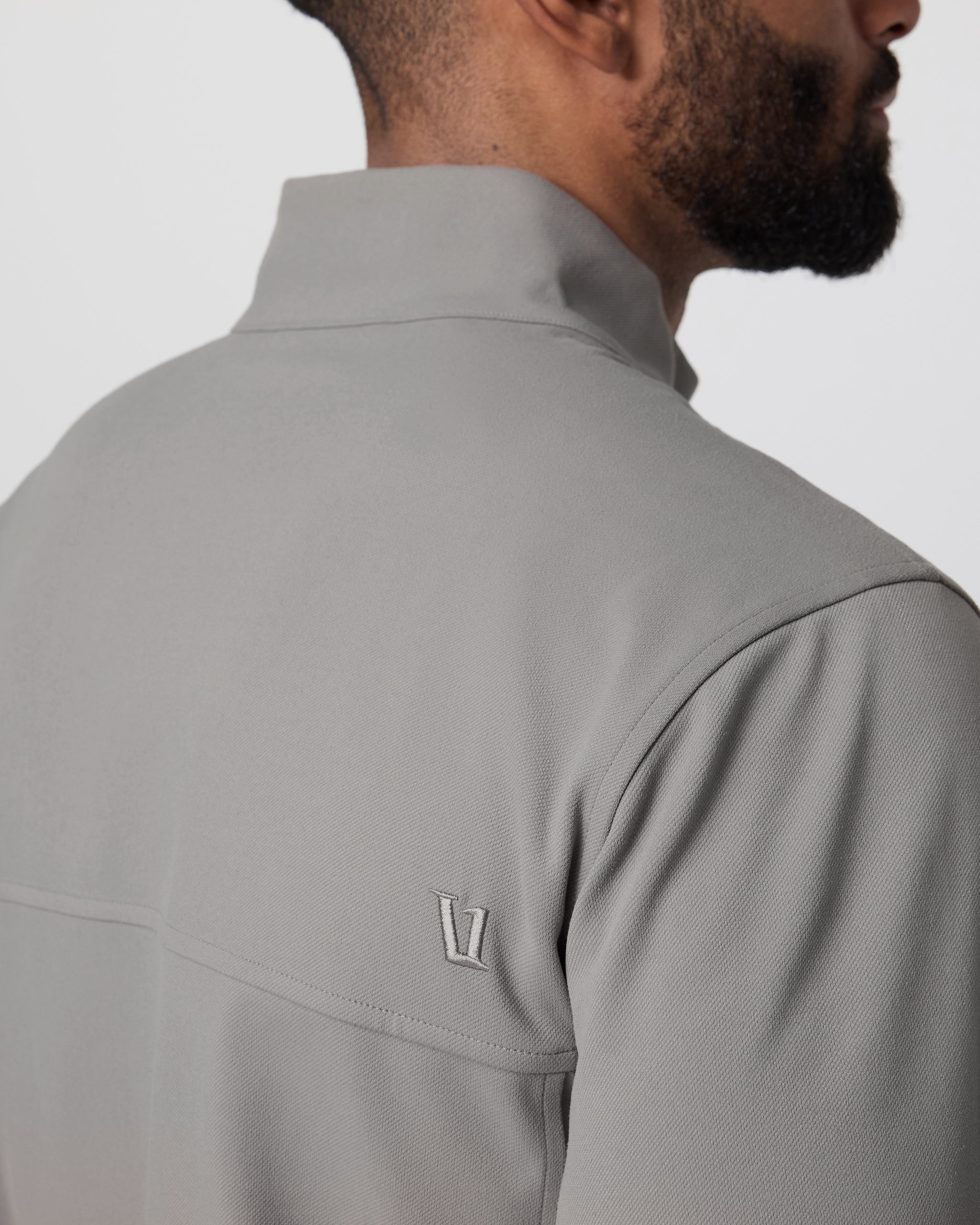 Vuori Meta™ Twill Full Zip | Shiitake - Image 3