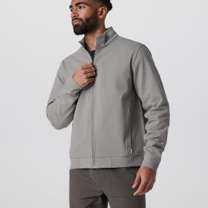 Vuori Meta™ Twill Full Zip | Shiitake