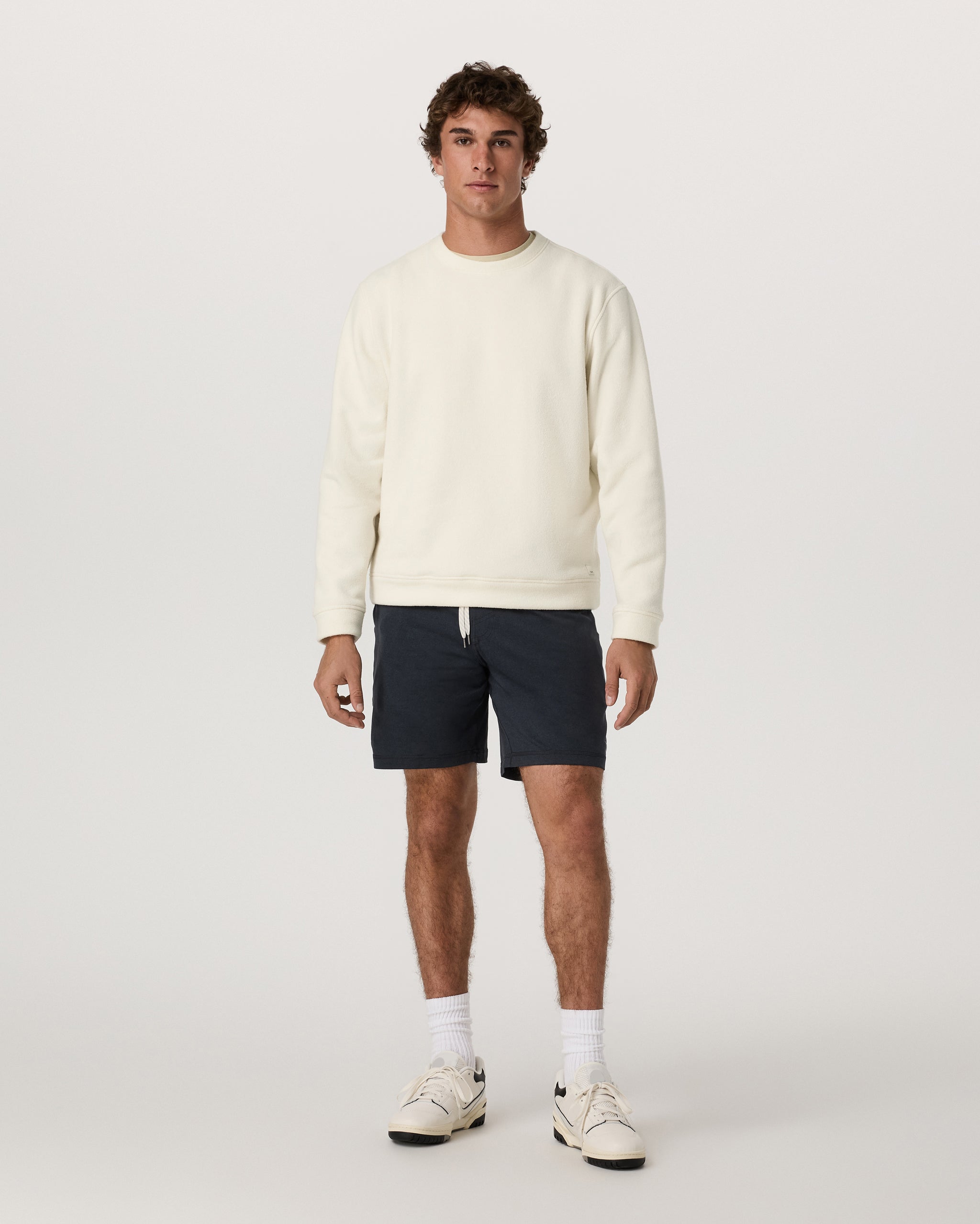 Beach Fleece Crew | Bone Heather - Image 4