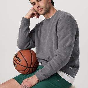 Beach Fleece Crew | Pinecone Heather