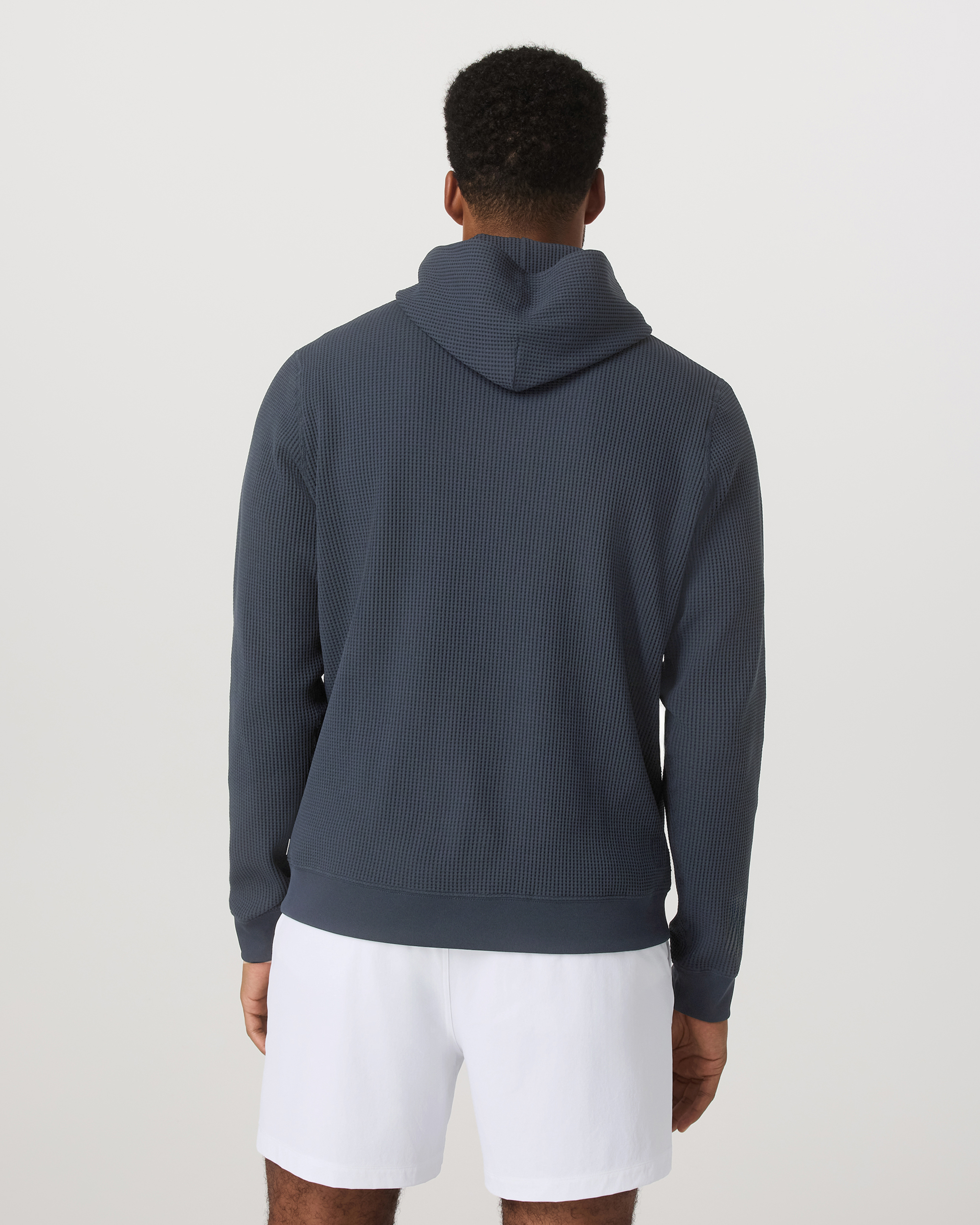 Tech Waffle Pullover Hoodie | Ink - Image 3