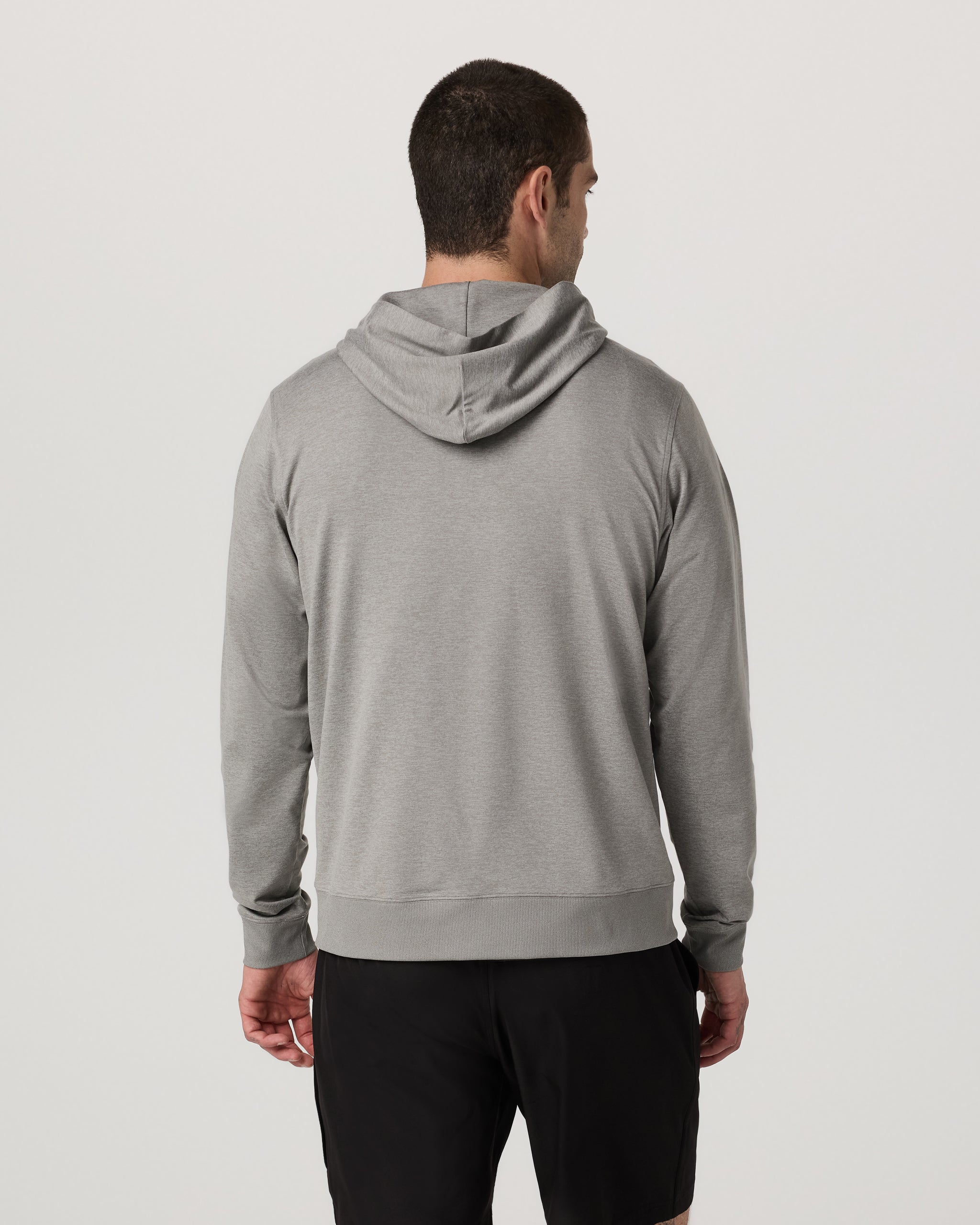 Ponto Full Zip Hoodie | Driftwood Heather - Image 3