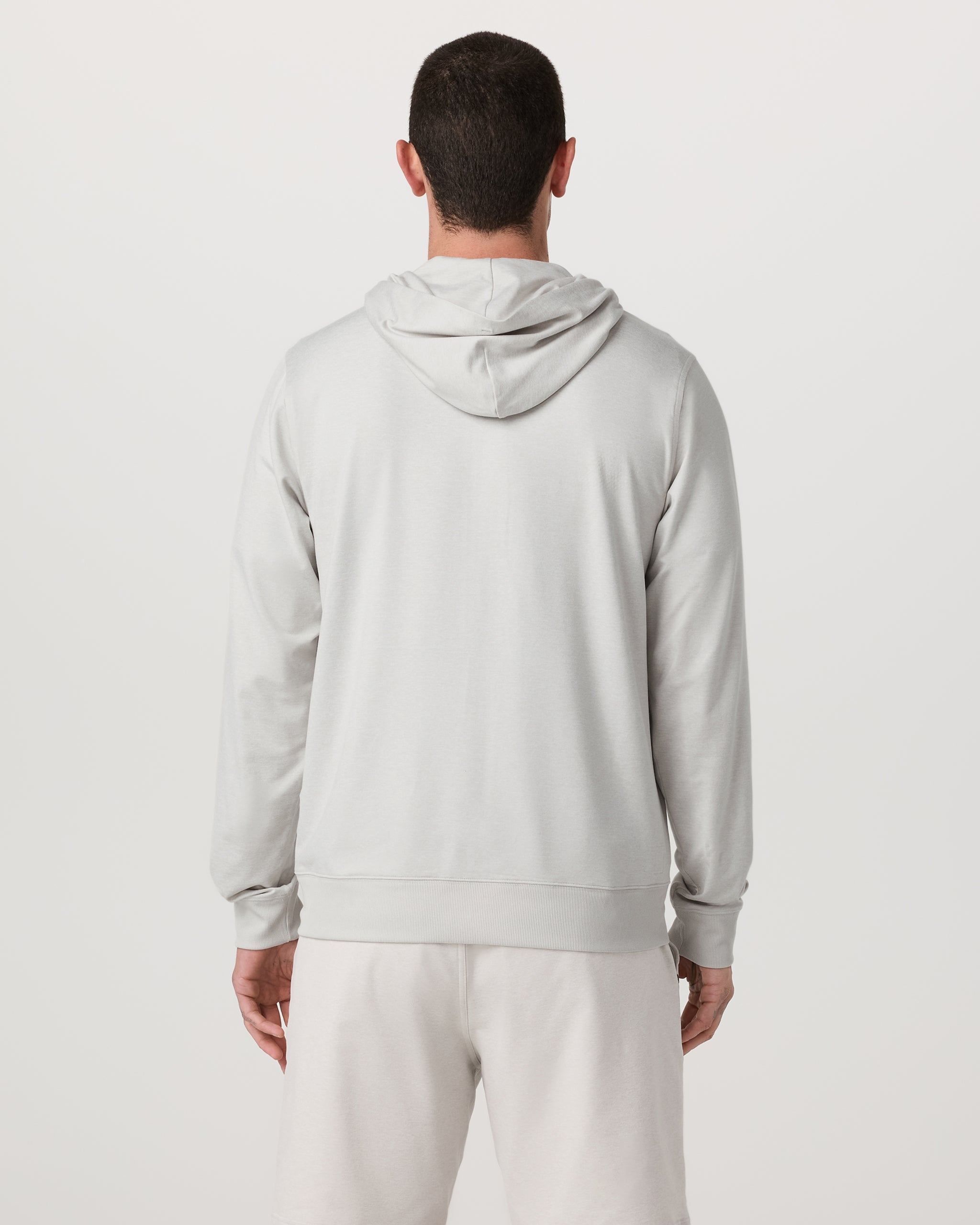 Ponto Full Zip Hoodie | Salt Heather - Image 3