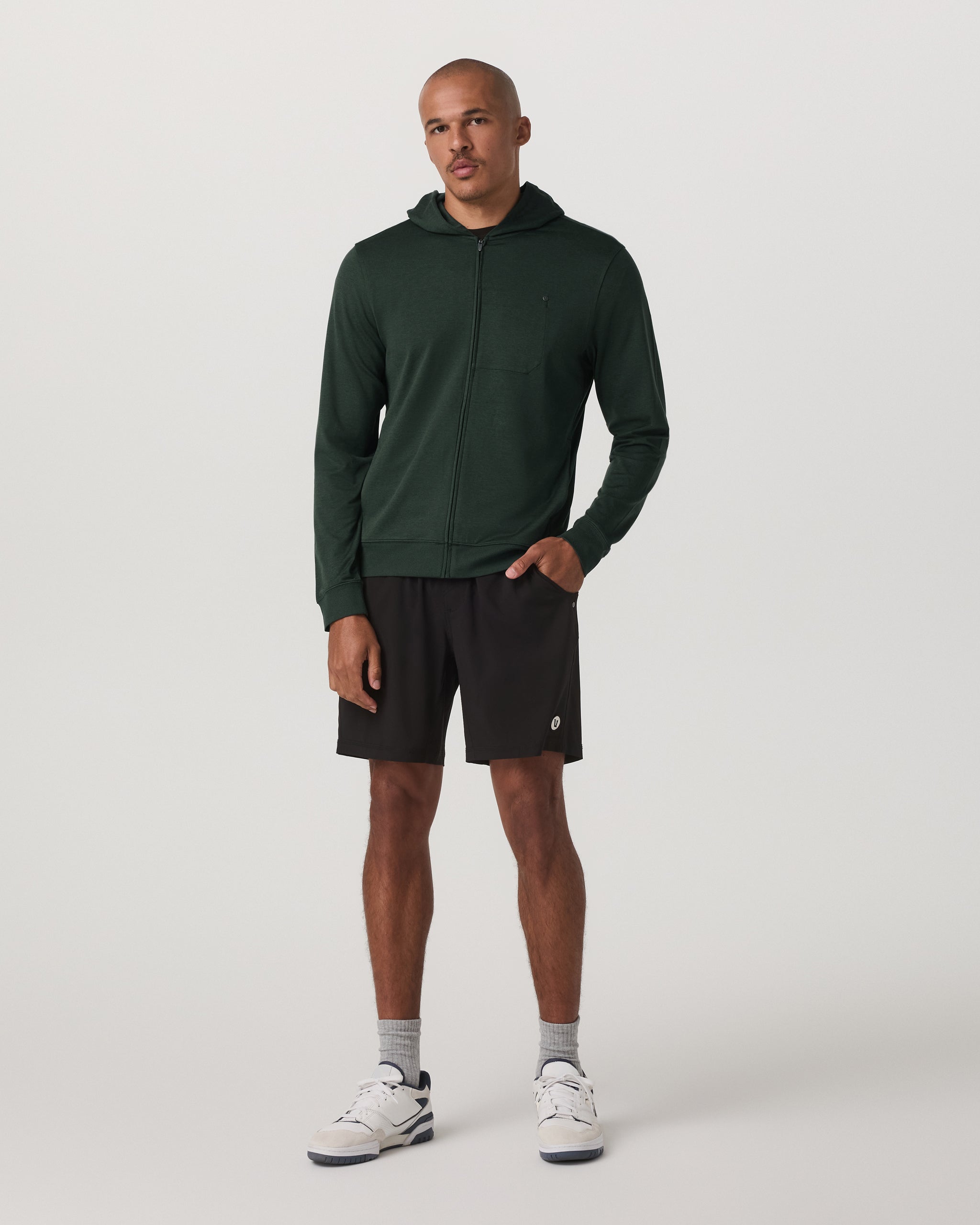 Ponto Full Zip Hoodie | Spruce Heather - Image 4