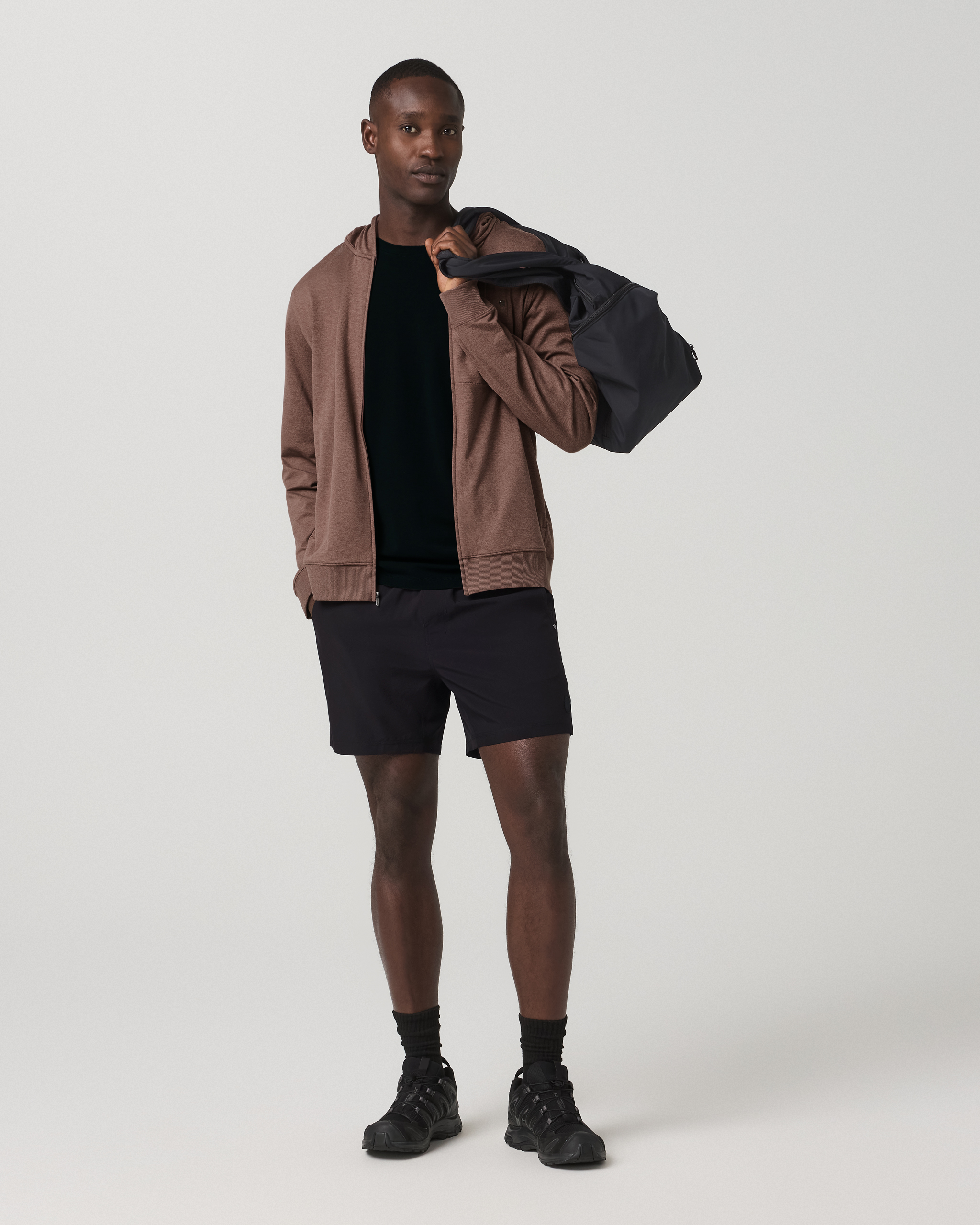 Ponto Full Zip Hoodie | Sable Heather - Image 4