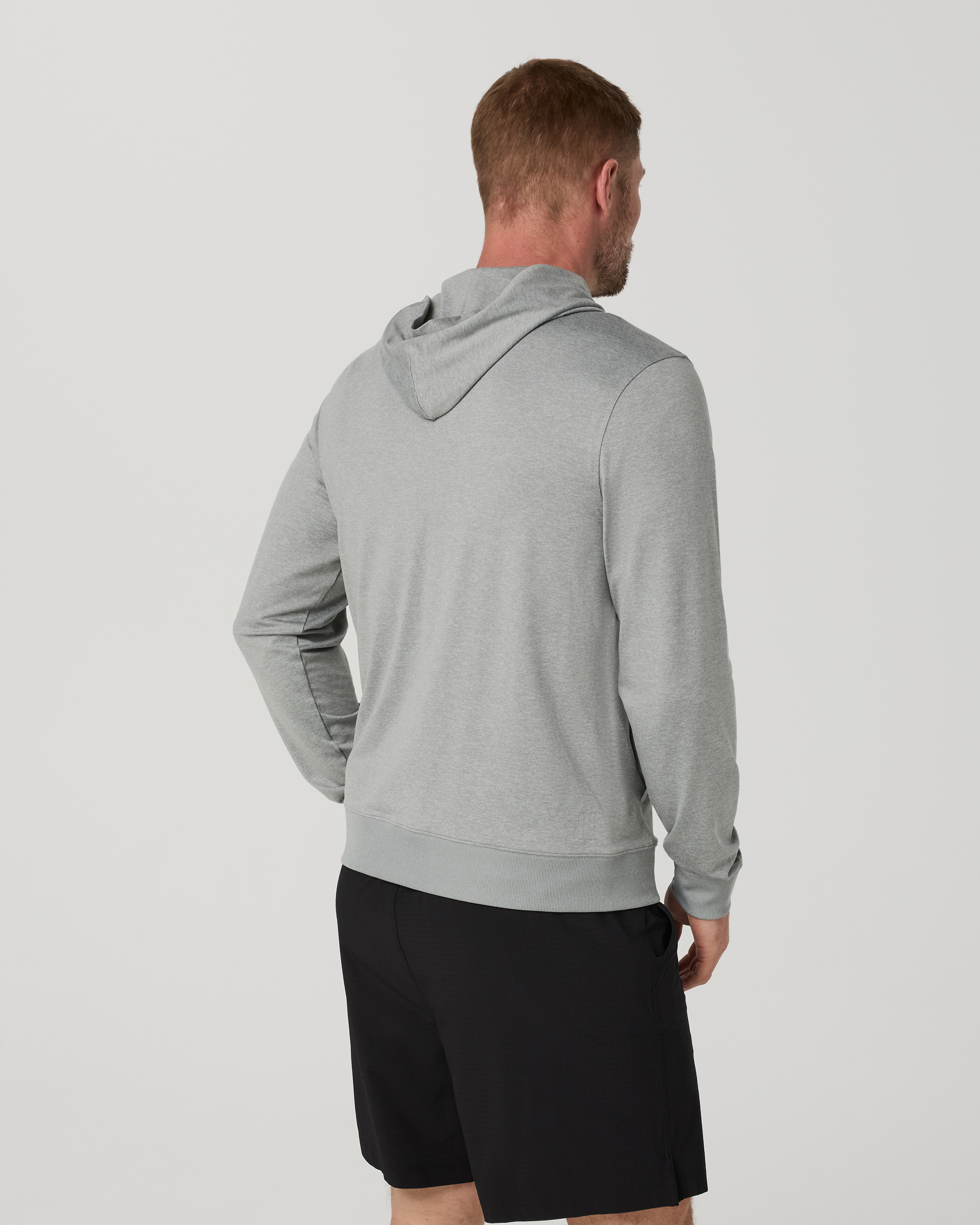Ponto Full Zip Hoodie | Slate Rock Heather - Image 3