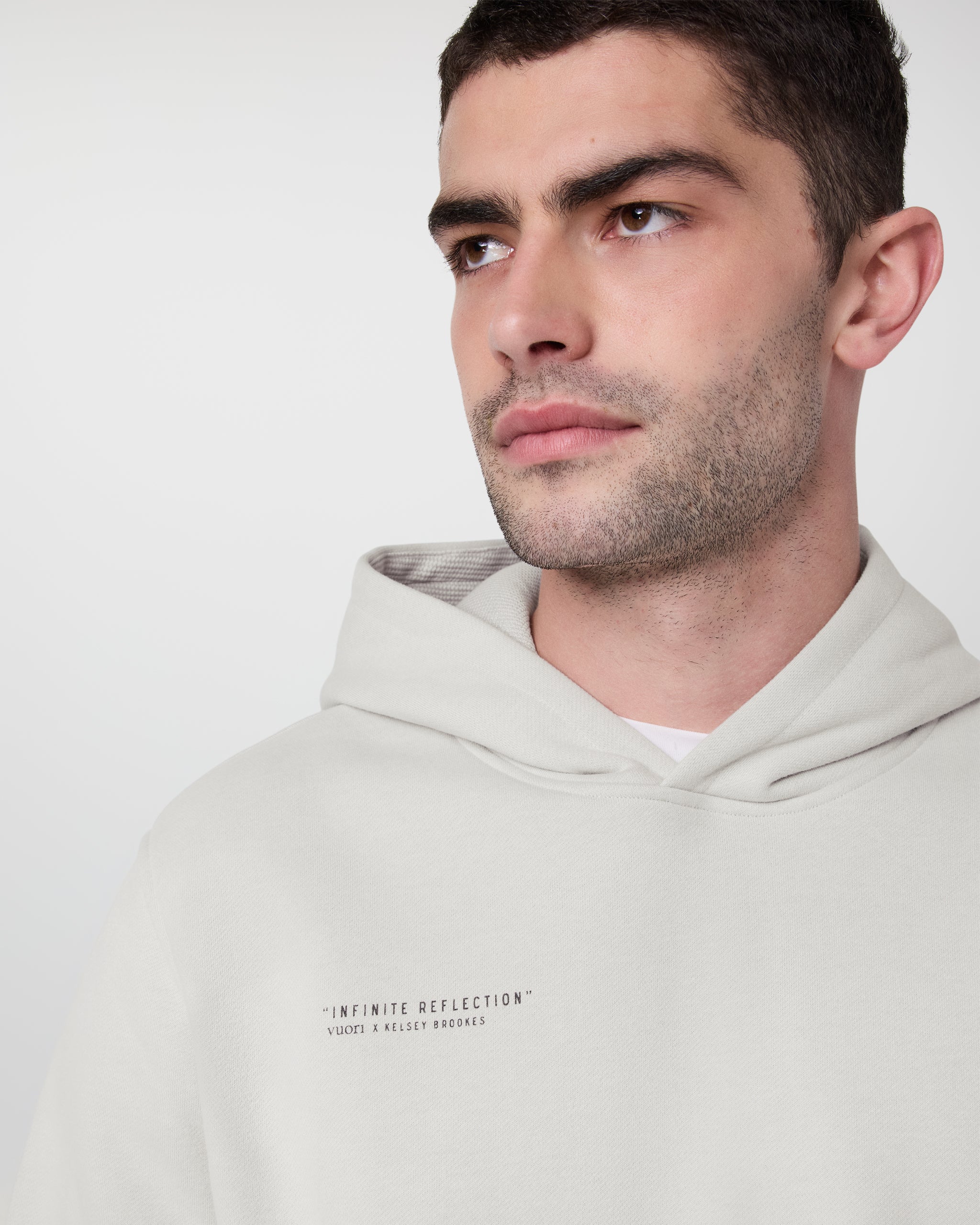 Seaside Pullover Hoodie - Vuori x Kelsey Brookes | Winter Grey - Image 3
