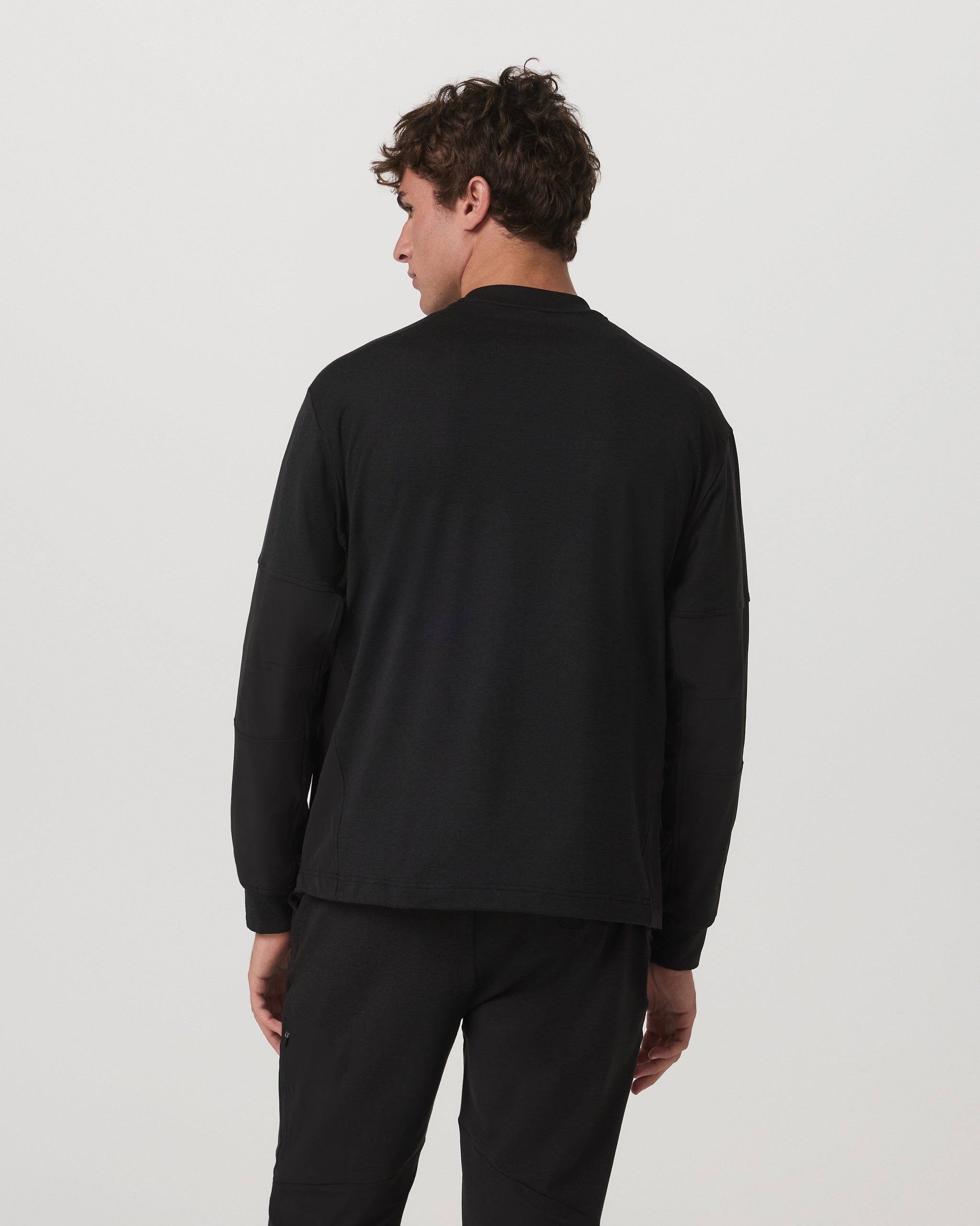 Coronado Mixed Media Crew | Black Heather - Image 3