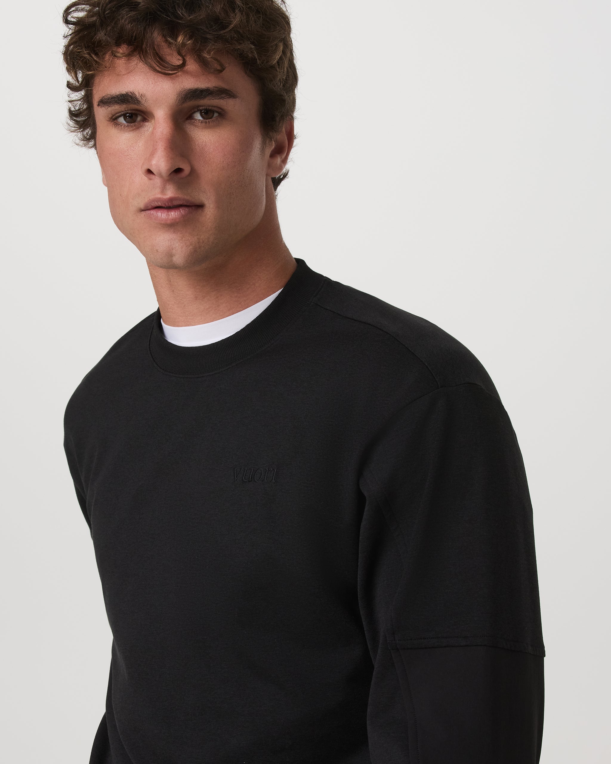 Coronado Mixed Media Crew | Black Heather - Image 5