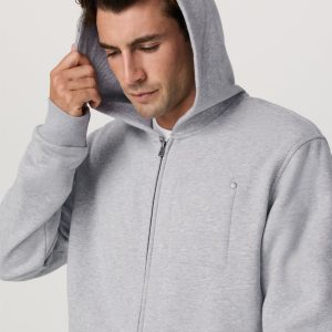 Seaside Full Zip 2.0 | Light Heather Grey