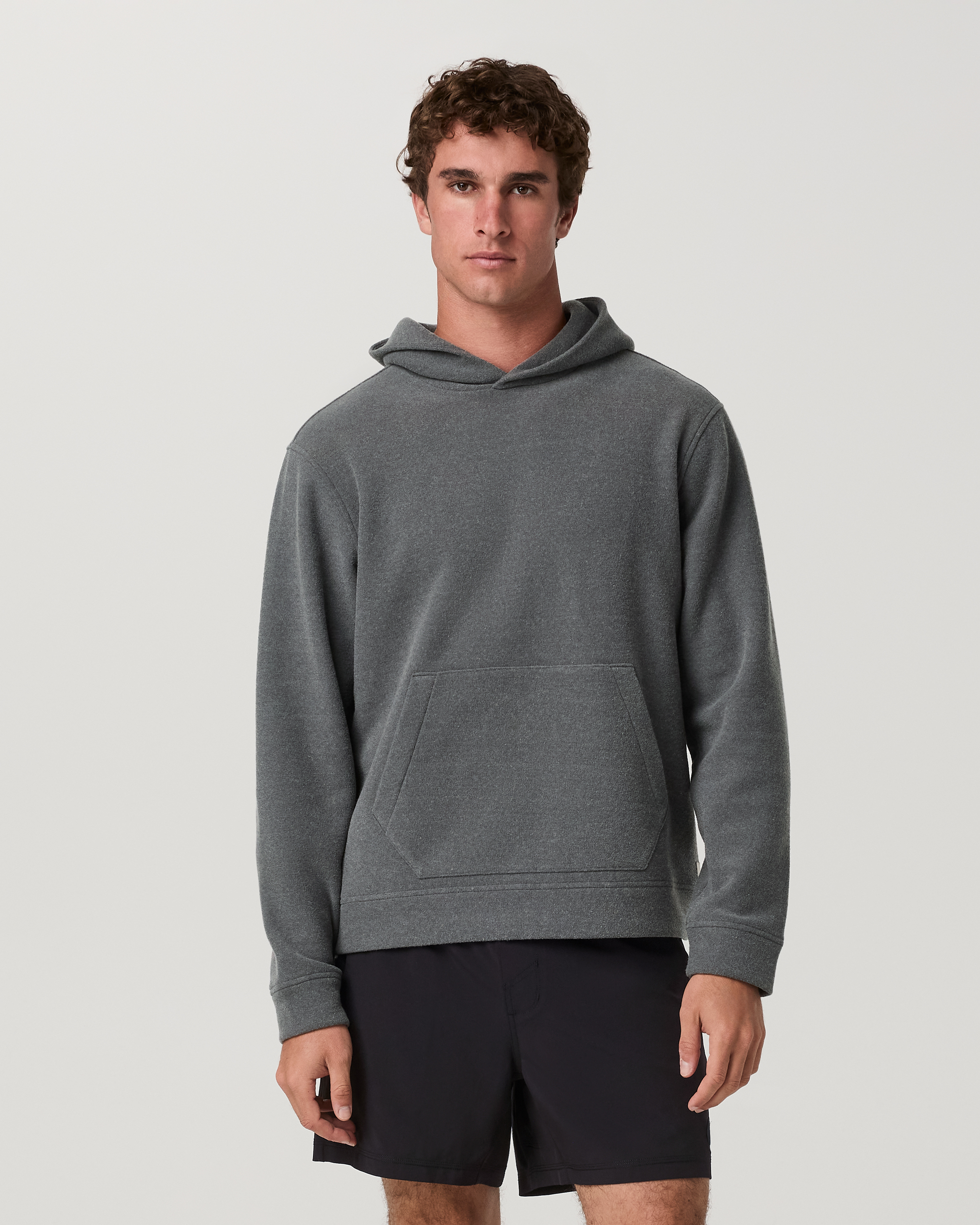 Beach Fleece Pullover Hoodie | Dark Pewter Heather