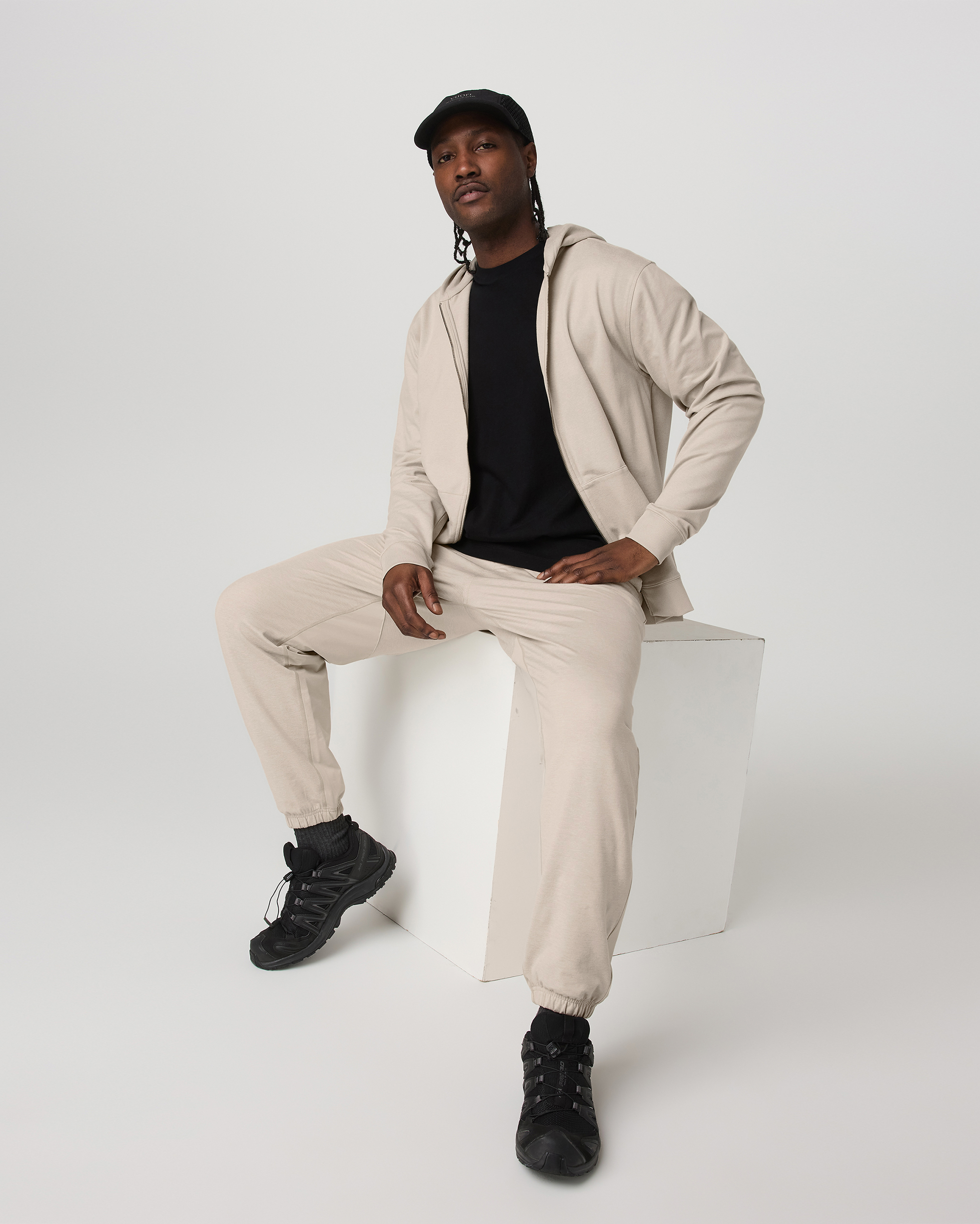 Coronado Full Zip Hoodie 2.0 | Limestone Heather - Image 4