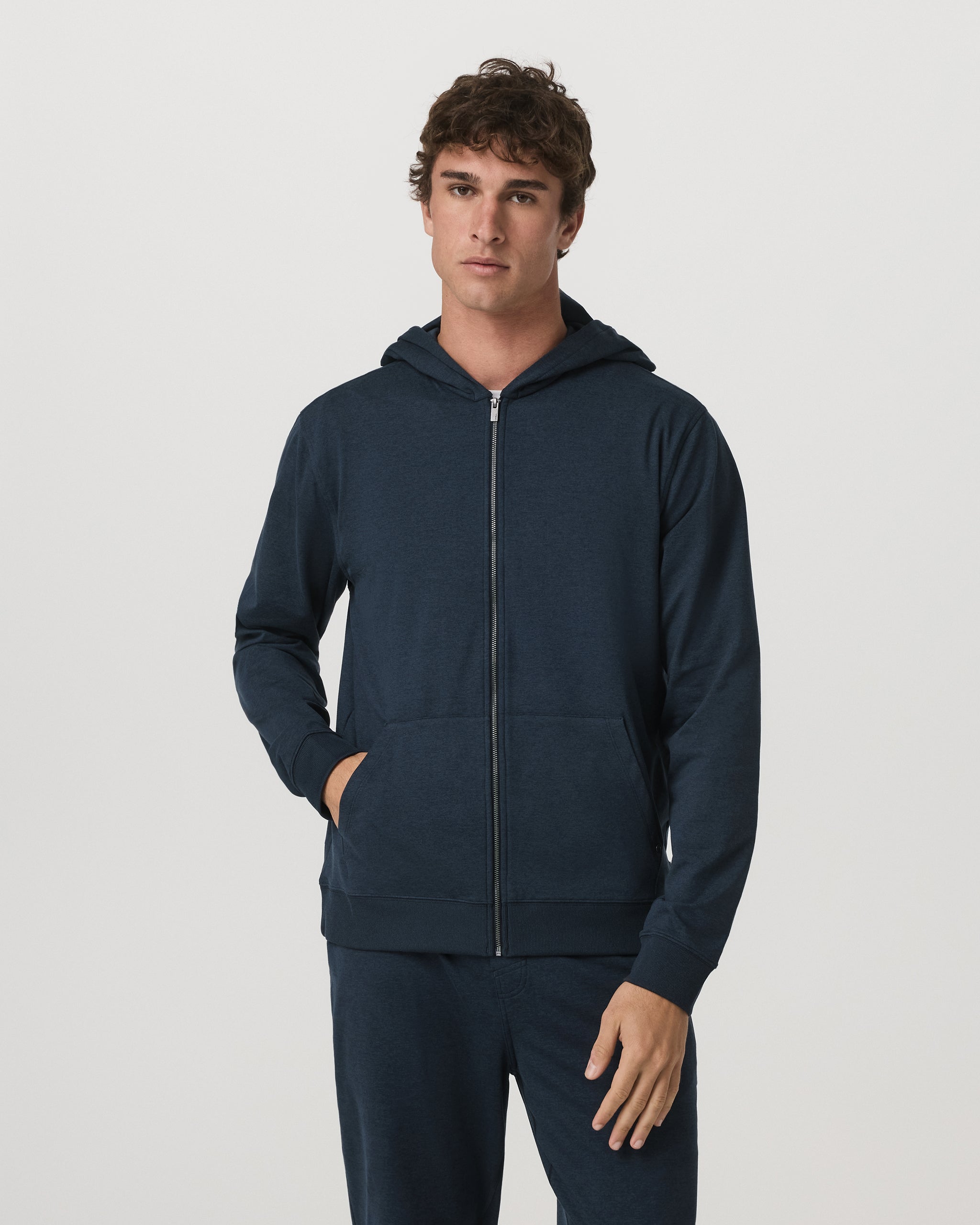 Coronado Full Zip Hoodie 2.0 | Midnight Heather - Image 2