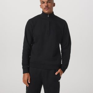 Seaside Half Zip | Black