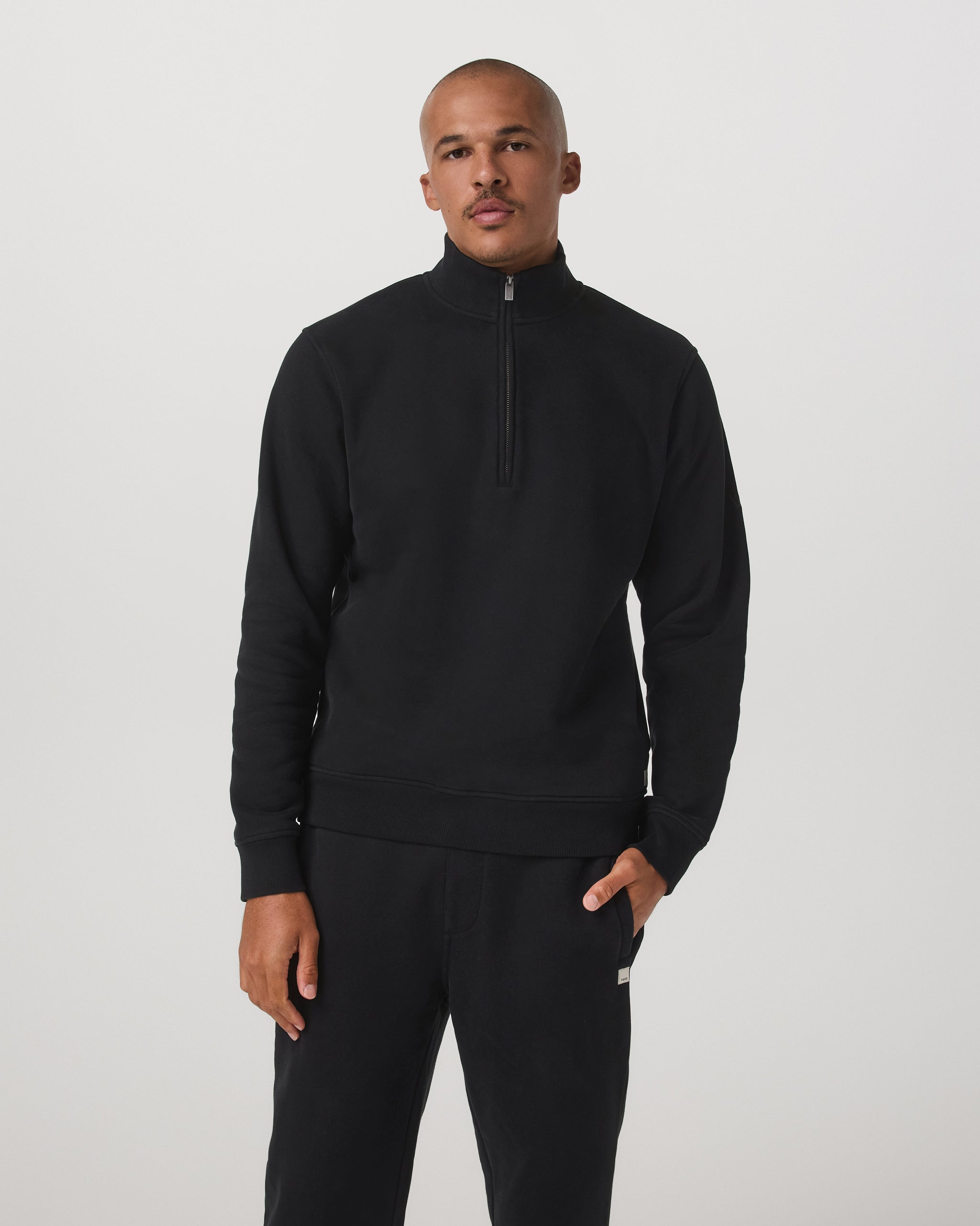 Seaside Half Zip | Black