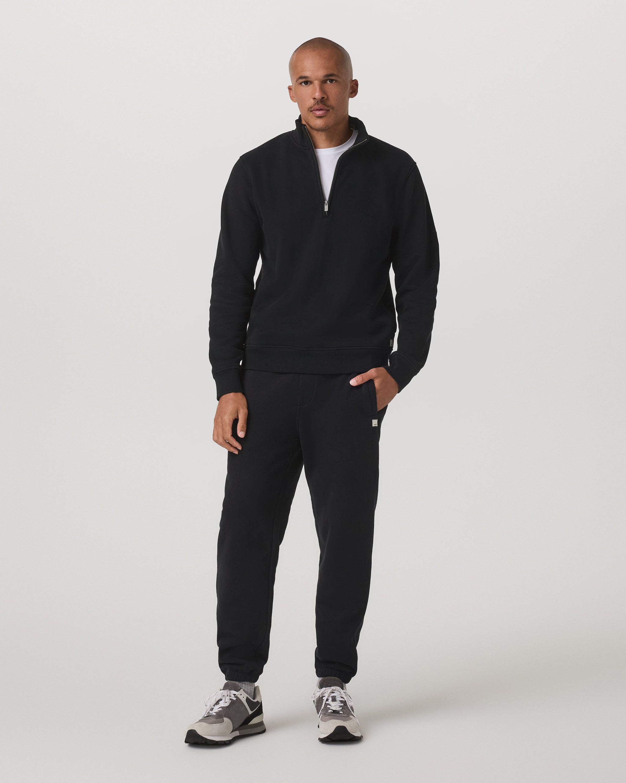 Seaside Half Zip | Black - Image 4