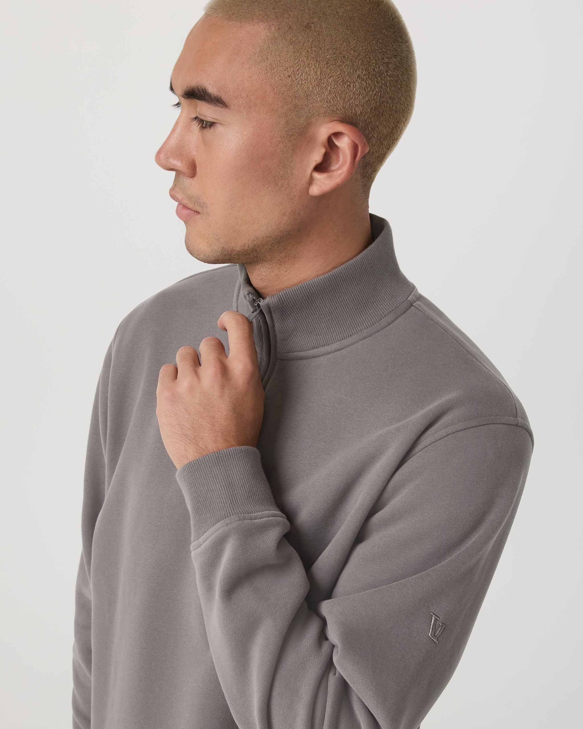 Seaside Half Zip | Cavern Grey - Image 5