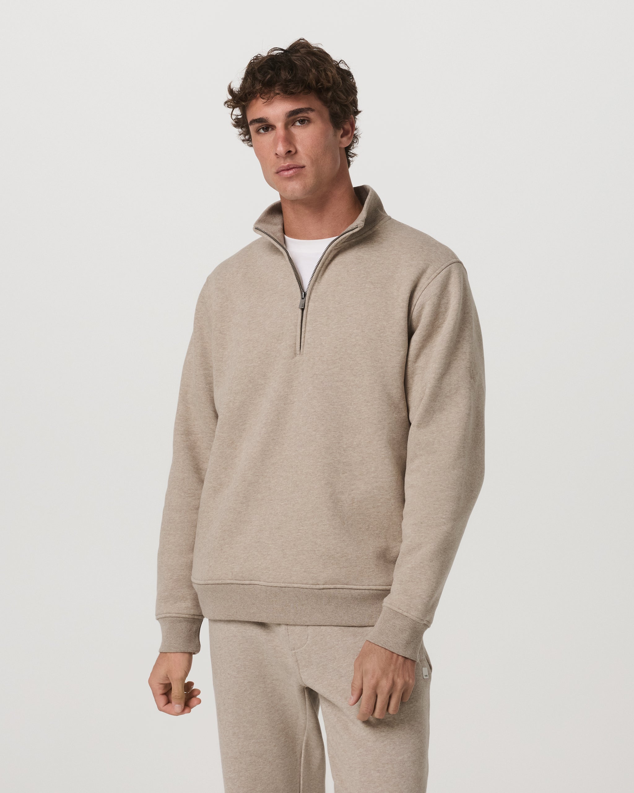 Seaside Half Zip | Acorn Heather - Image 2