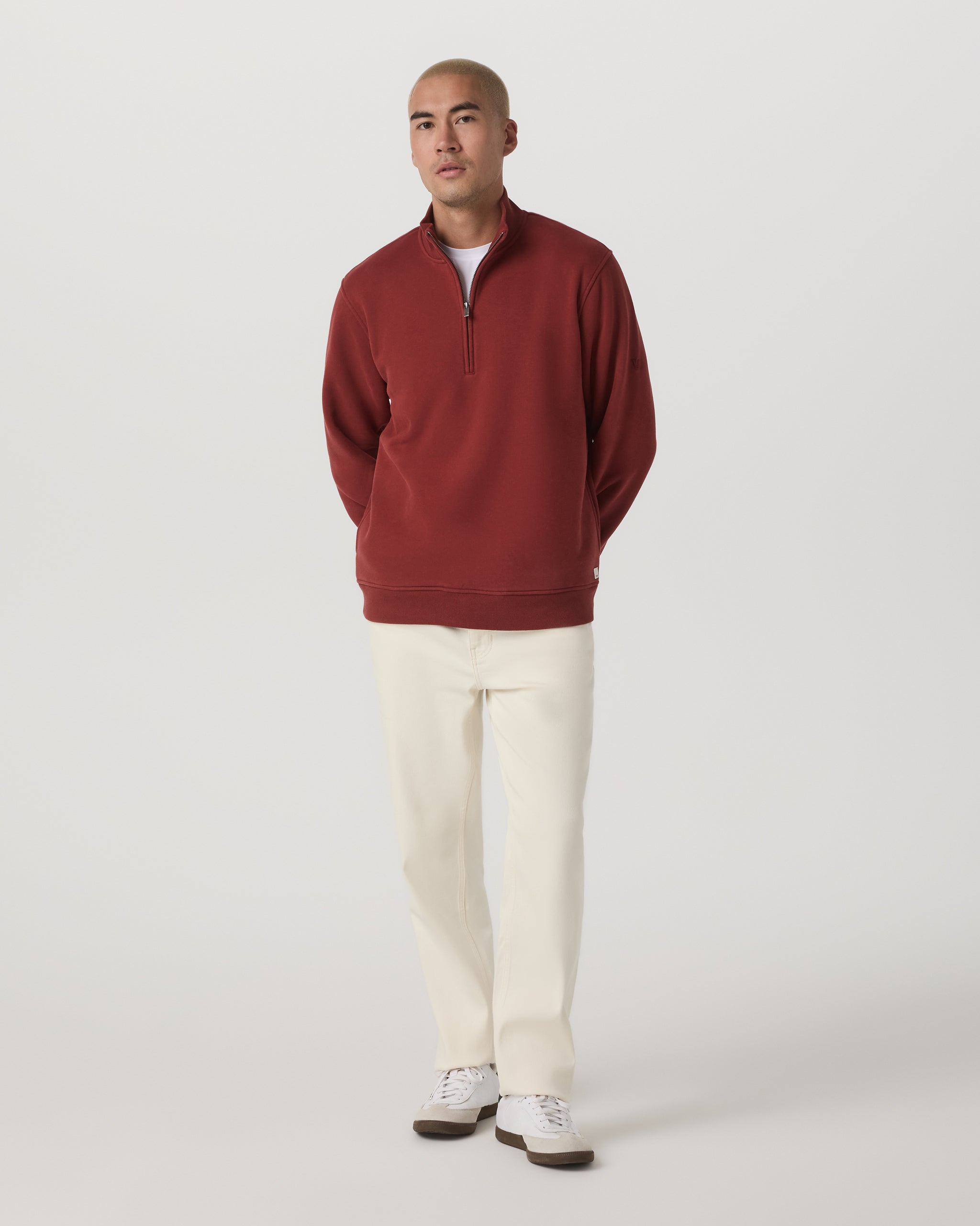 Seaside Half Zip | Spiced Apple - Image 2