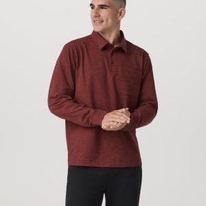 Long Sleeve Coronado Rugby | Spiced Apple Heather