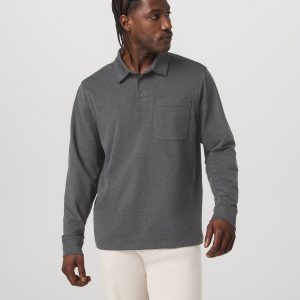 Long Sleeve Coronado Rugby | Charcoal Heather