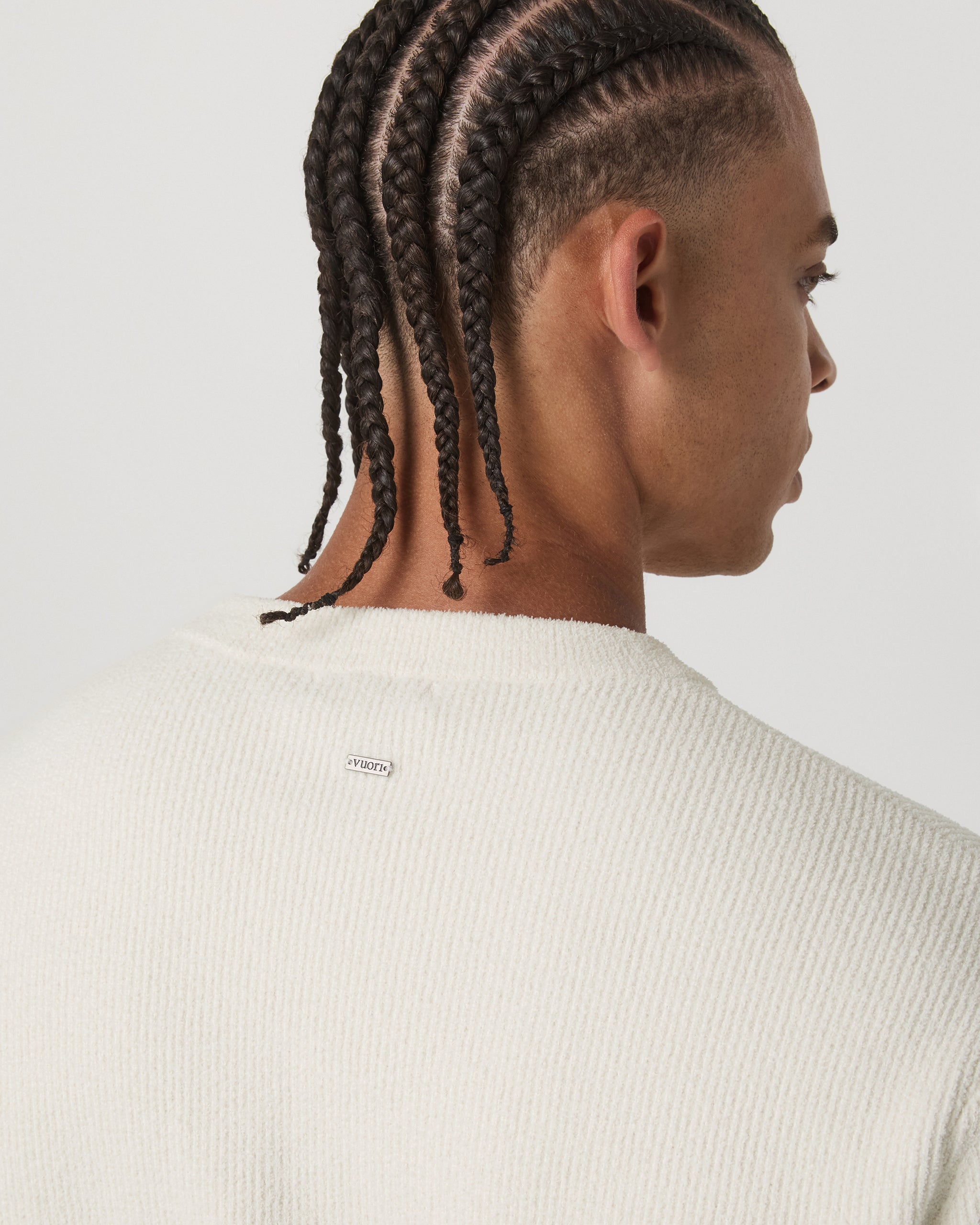 Midweight Rib Sweater | Ivory - Image 5