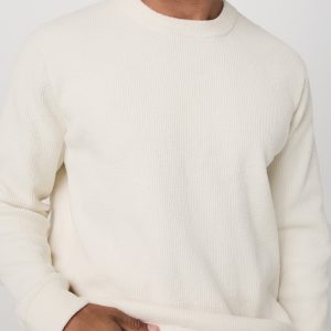 Midweight Rib Sweater | Ivory