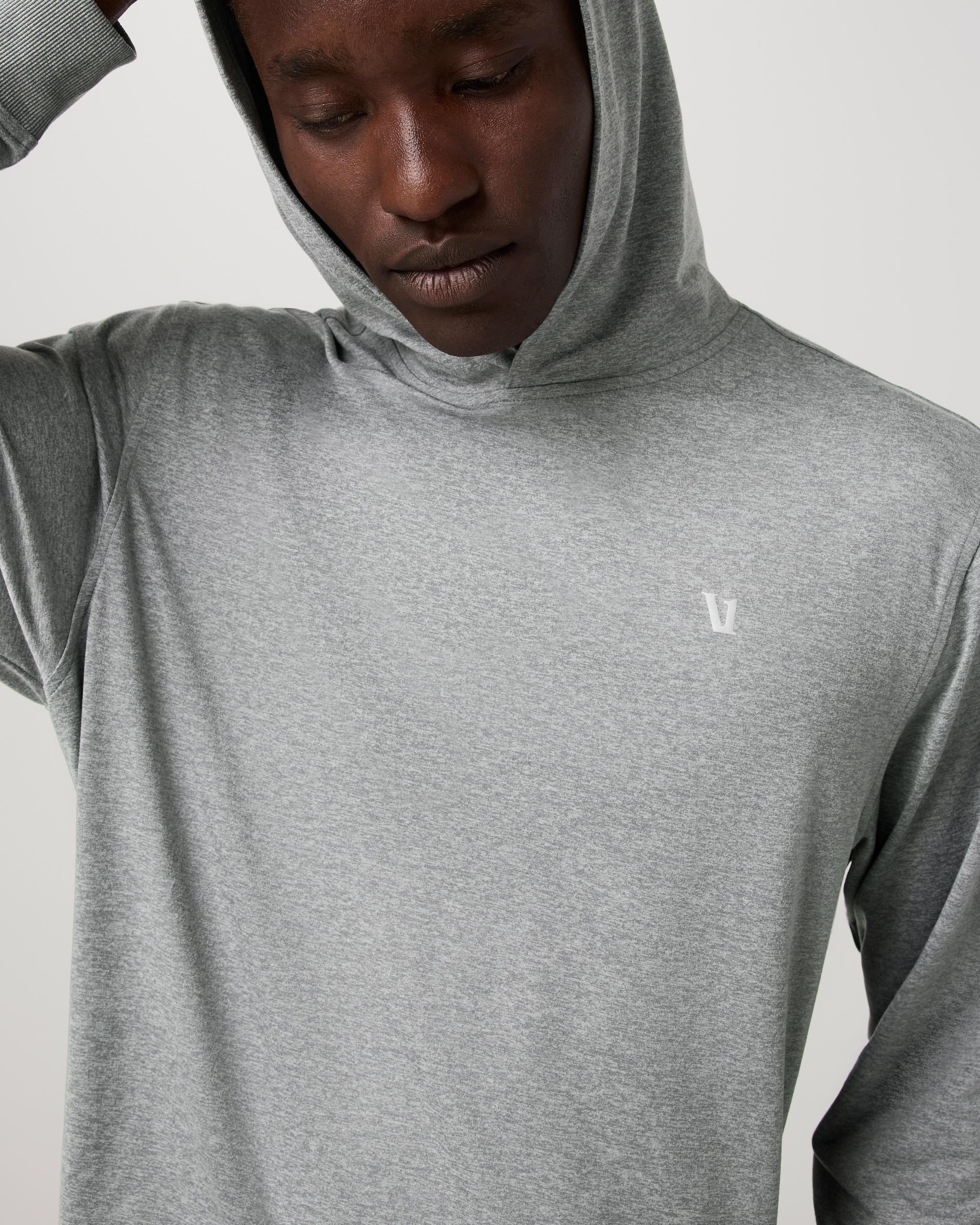 Ponto Pullover Hoodie | Grey Heather - Image 2